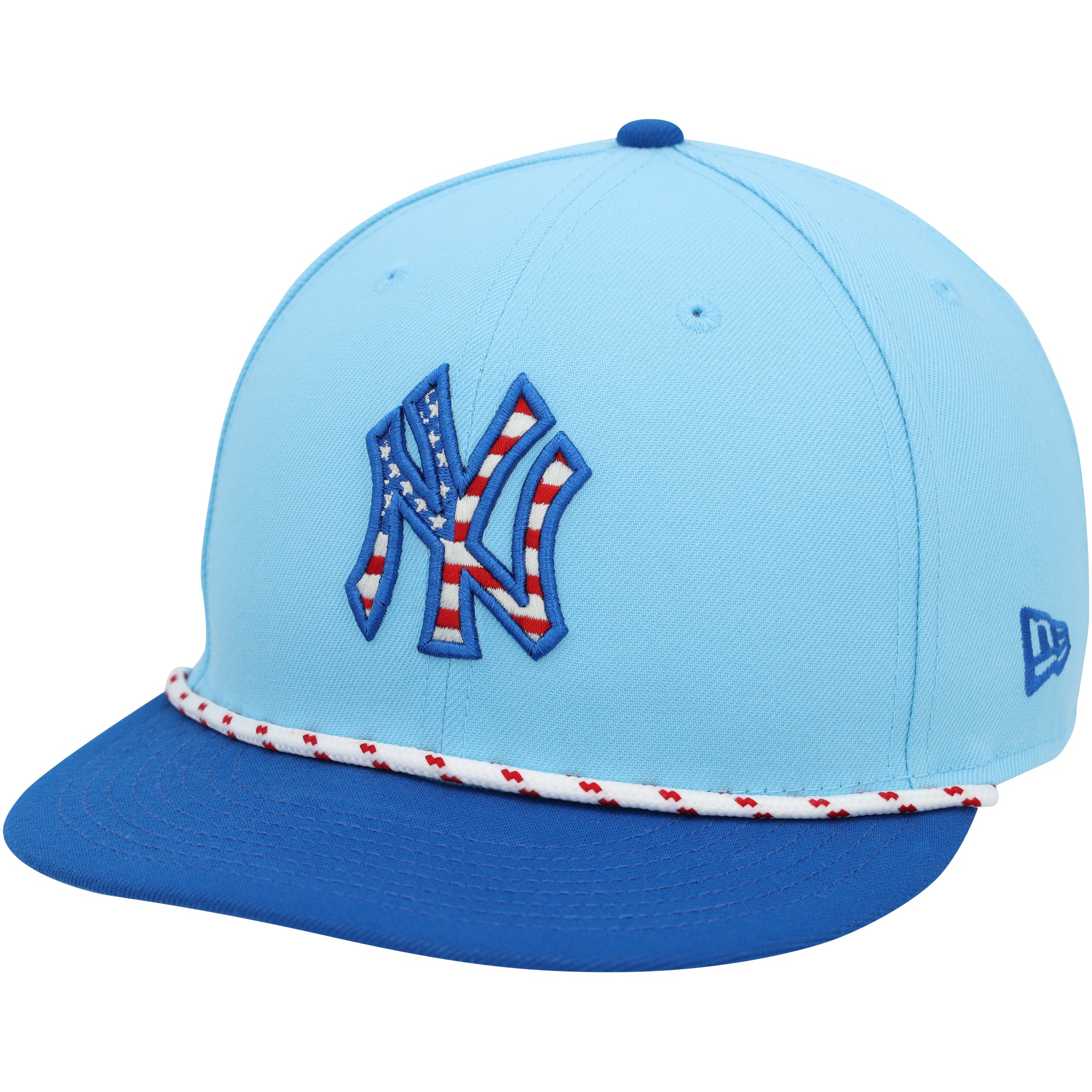 Paul Goldschmidt New York Yankees Game-Used Light Blue Fourth of July New Era Hat vs. New York Mets on July 4, 2025