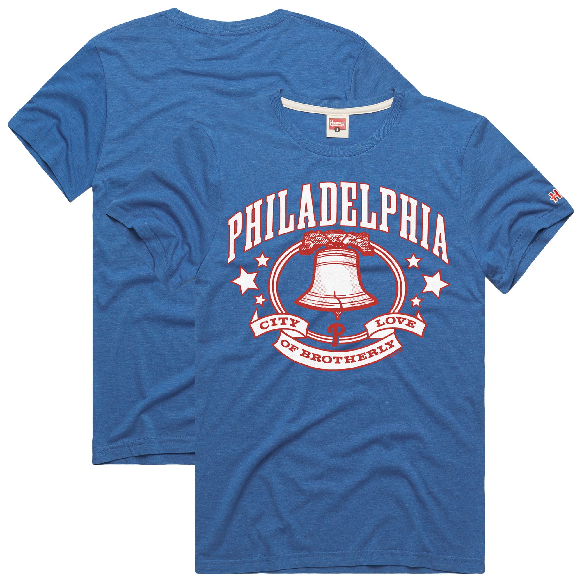 Men's Homage Royal Philadelphia Phillies Hyper Local Refresh T-Shirt