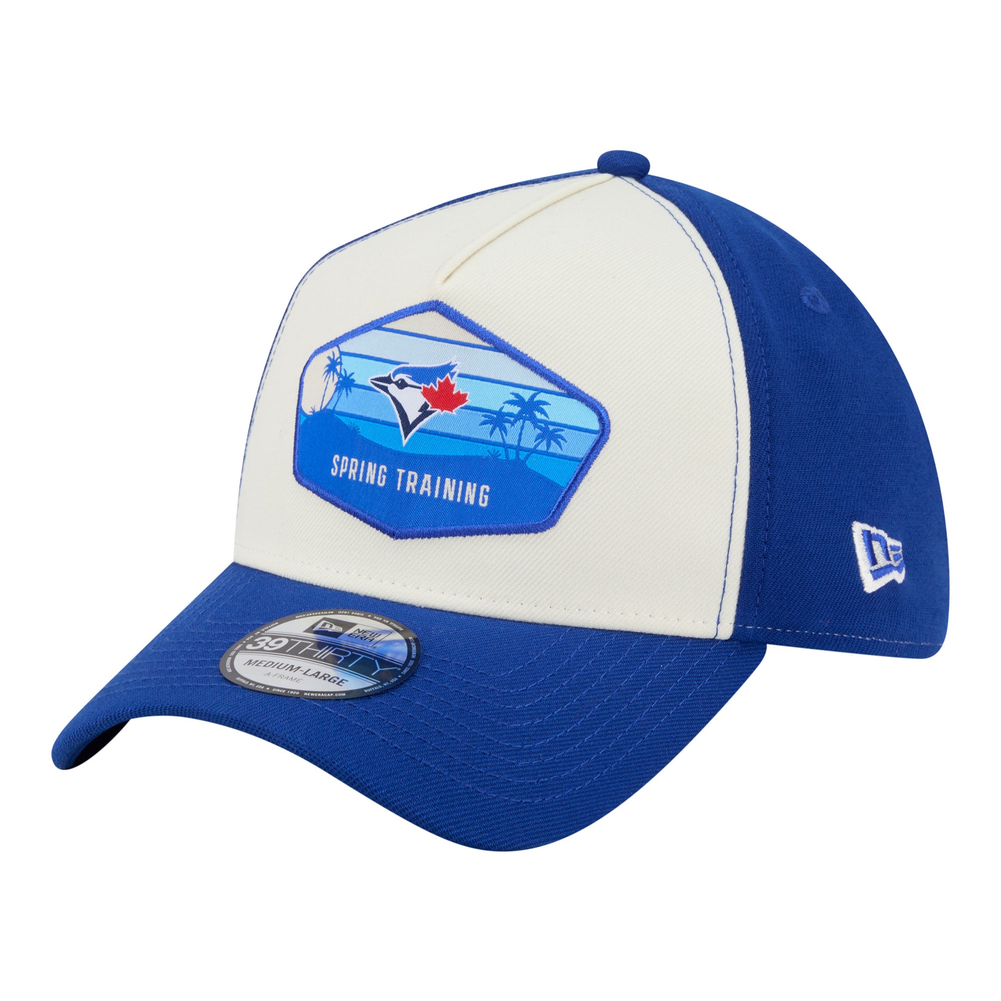 Men's New Era  Stone Toronto Blue Jays 2026 Spring Training Fan Pack Gradient 39THIRTY Flex Hat
