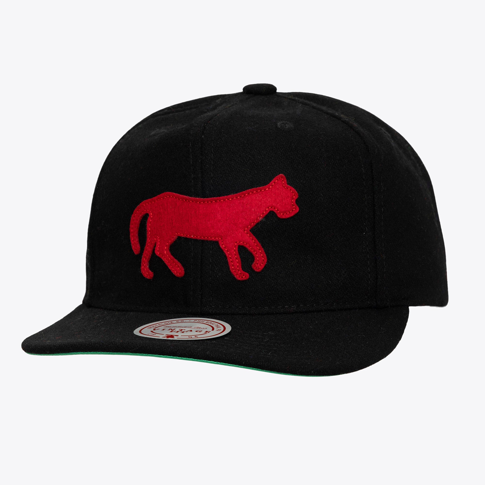 Unisex   Black Detroit Tigers Vintage Fit Melton Wool Adjustable Hat