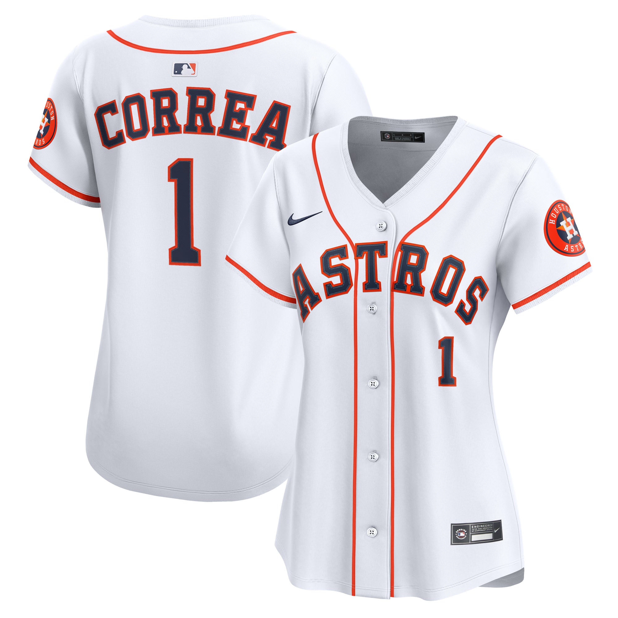 Women's Nike Carlos Correa White Houston Astros Home Limited Player Jersey