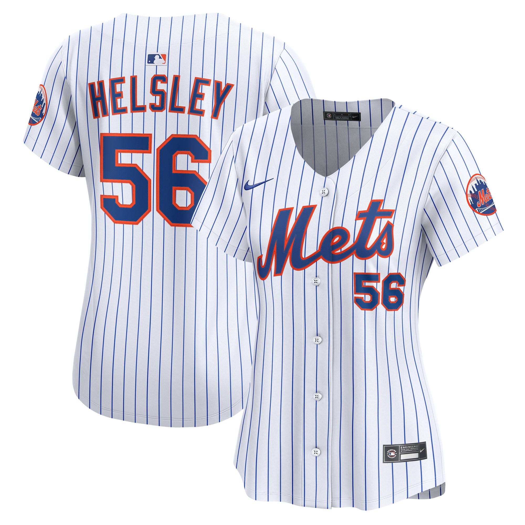 Women's Nike Ryan Helsley White New York Mets Home Limited Player Jersey