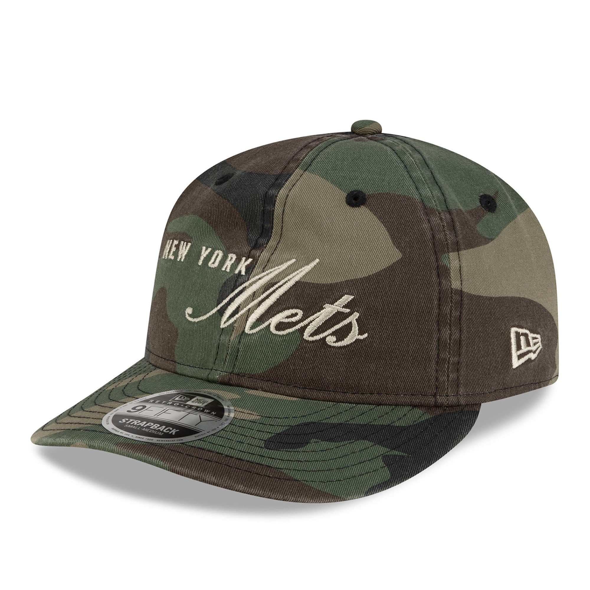 Men's New Era x thisisneverthat  Camo New York Mets Retro Crown 9FIFTY Adjustable Hat