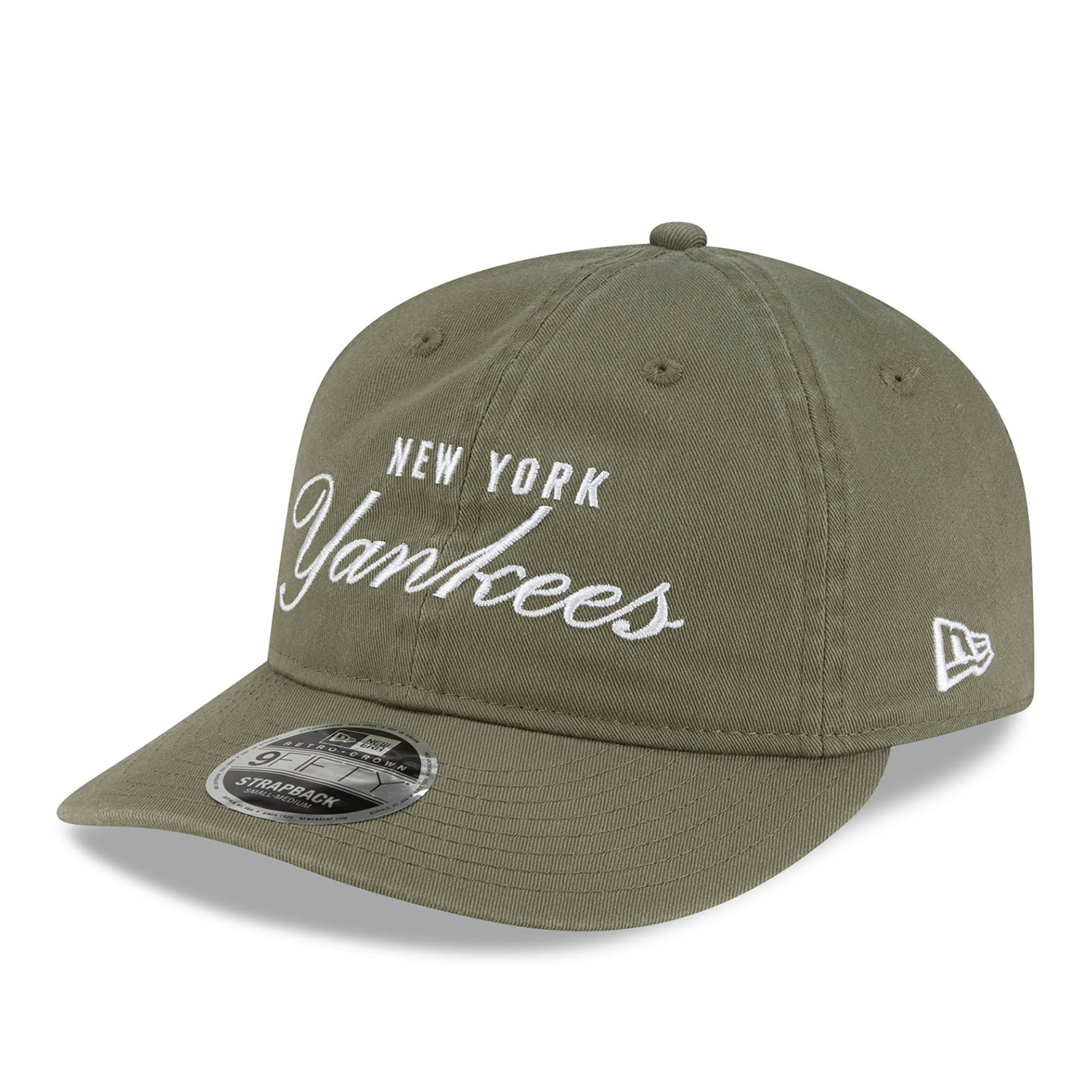 Men's New Era x thisisneverthat  Olive New York Yankees Retro Crown 9FIFTY Adjustable Hat