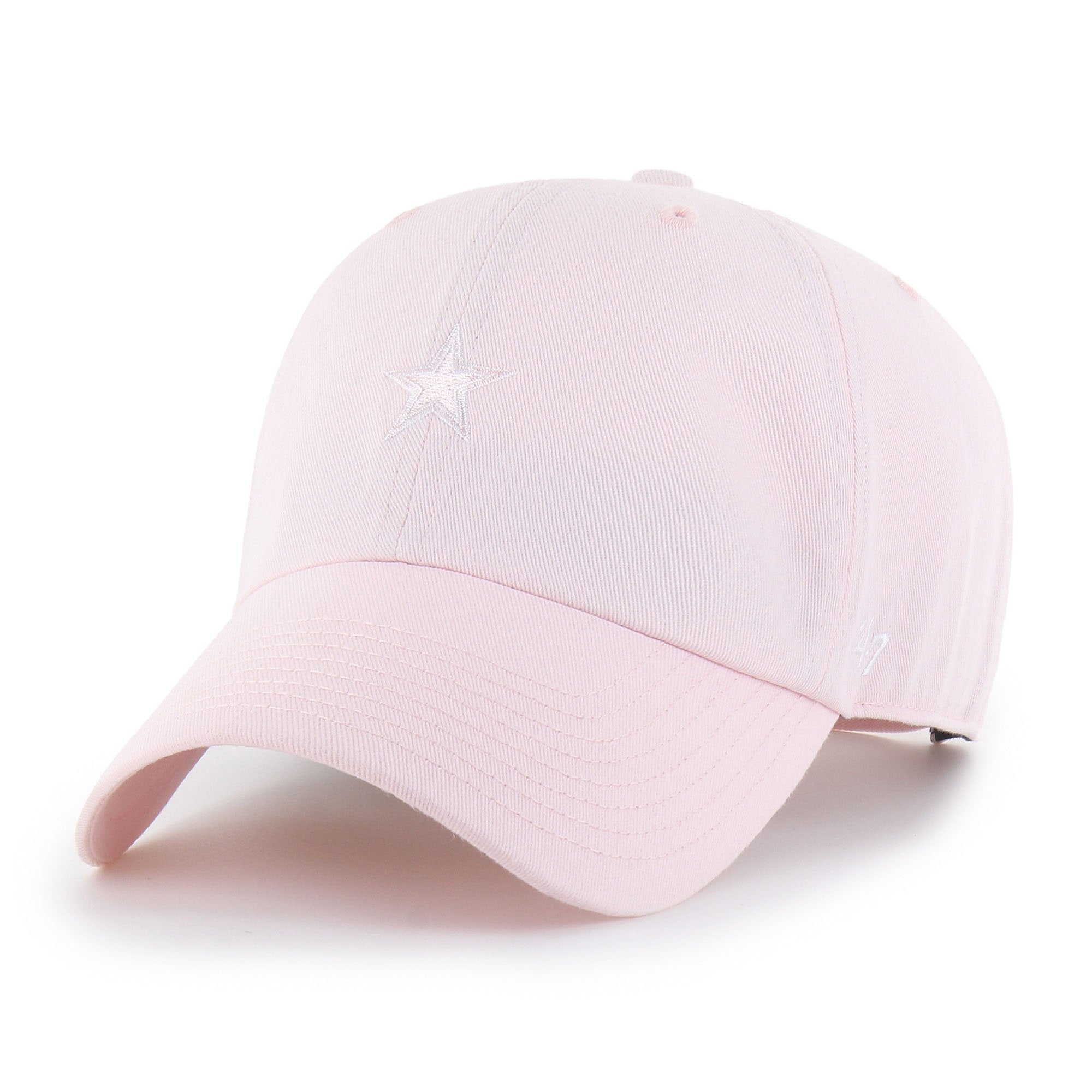 Women's '47  Light Pink Dallas Cowboys Base Runner Ballpark Clean Up Adjustable Hat