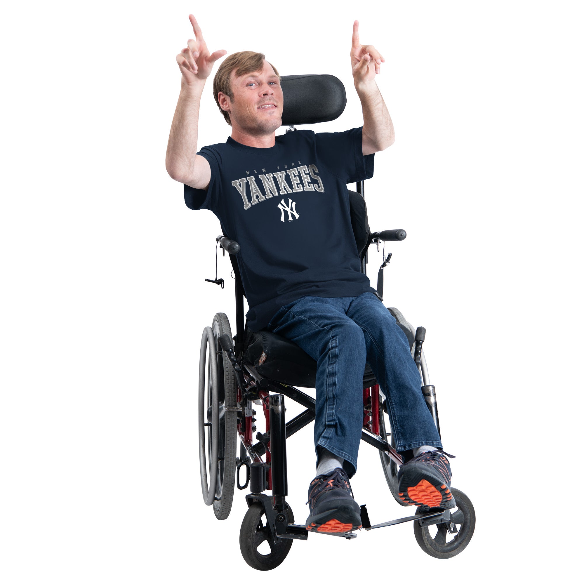 Men's G-III Sports by Carl Banks Navy New York Yankees Adaptive Classic Team Spirit T-Shirt