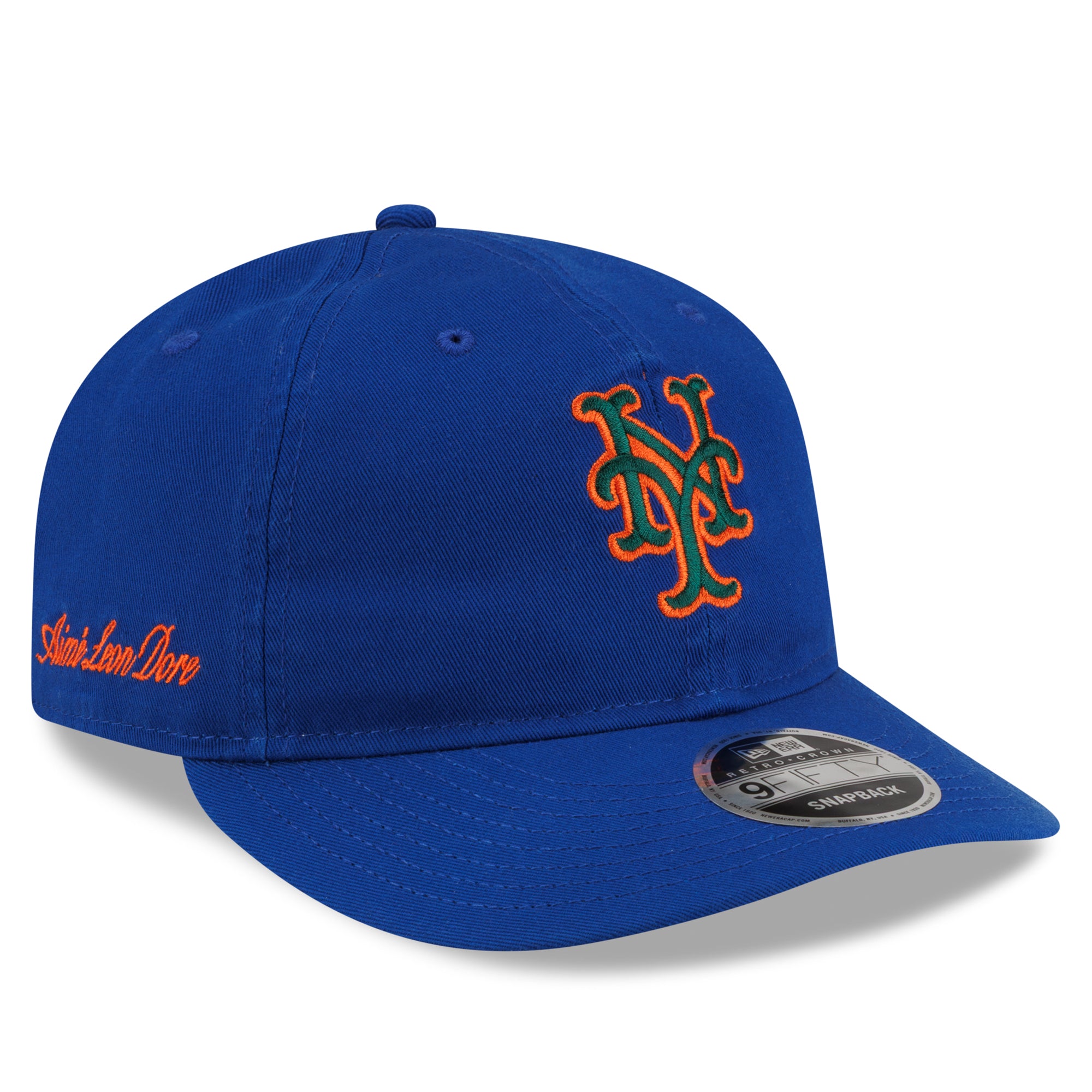 Men's New Era x Aimé Leon Dore  Blue New York Mets Retro Crown 9FIFTY Adjustable Hat