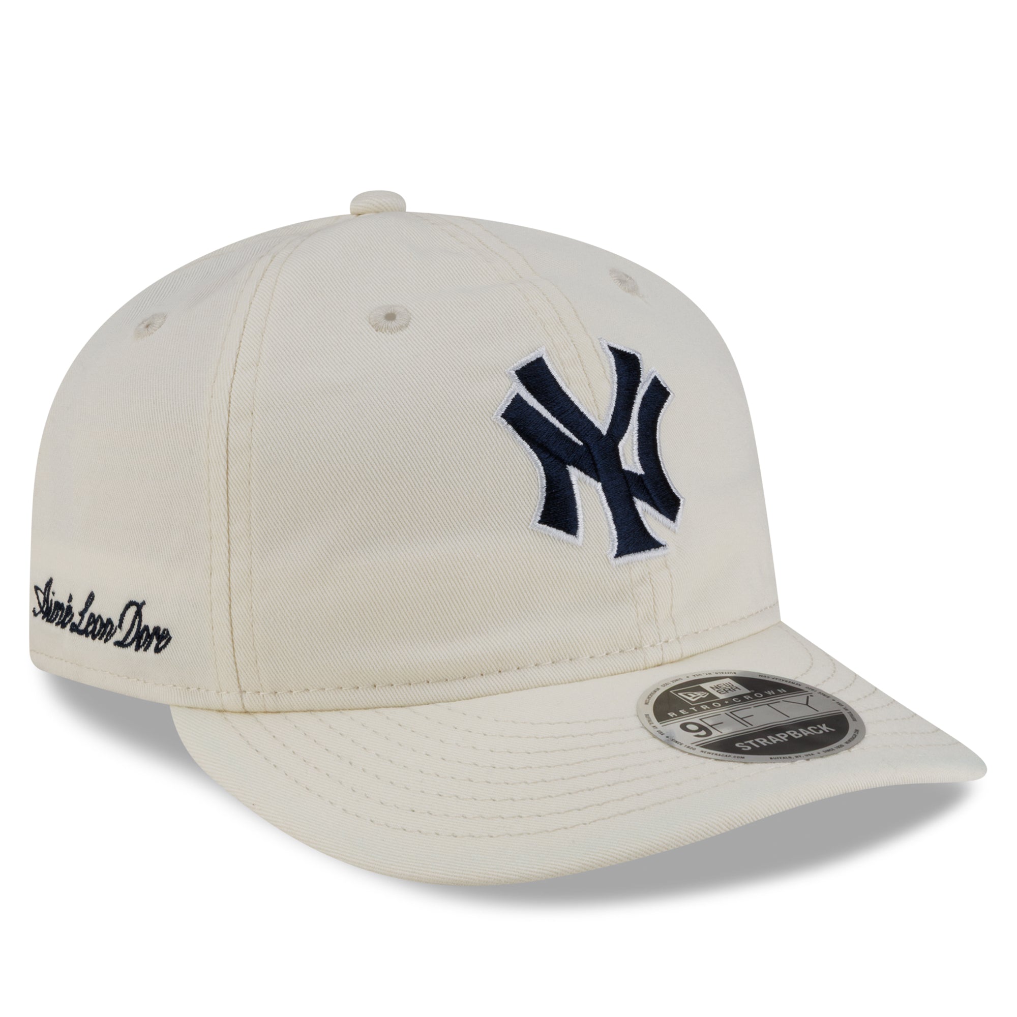 Men's New Era x Aimé Leon Dore  White New York Yankees Retro Crown 9FIFTY Adjustable Hat