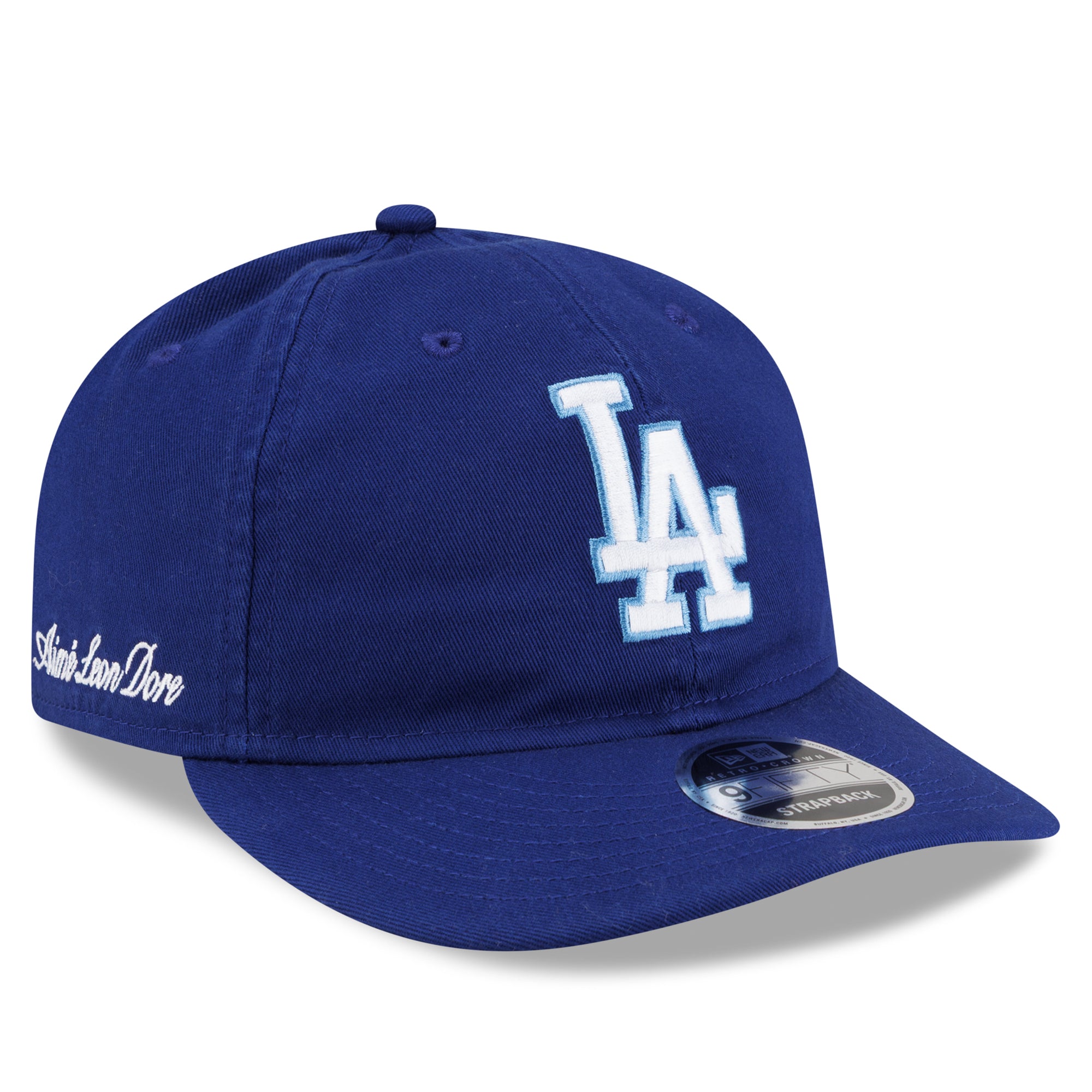 Men's New Era x Aimé Leon Dore  Navy Los Angeles Dodgers Retro Crown 9FIFTY Adjustable Hat