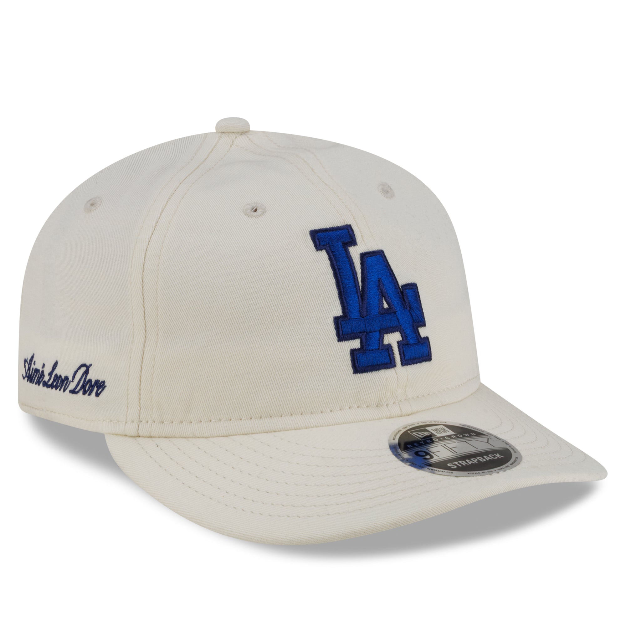 Men's New Era x Aimé Leon Dore  White Los Angeles Dodgers Retro Crown 9FIFTY Adjustable Hat