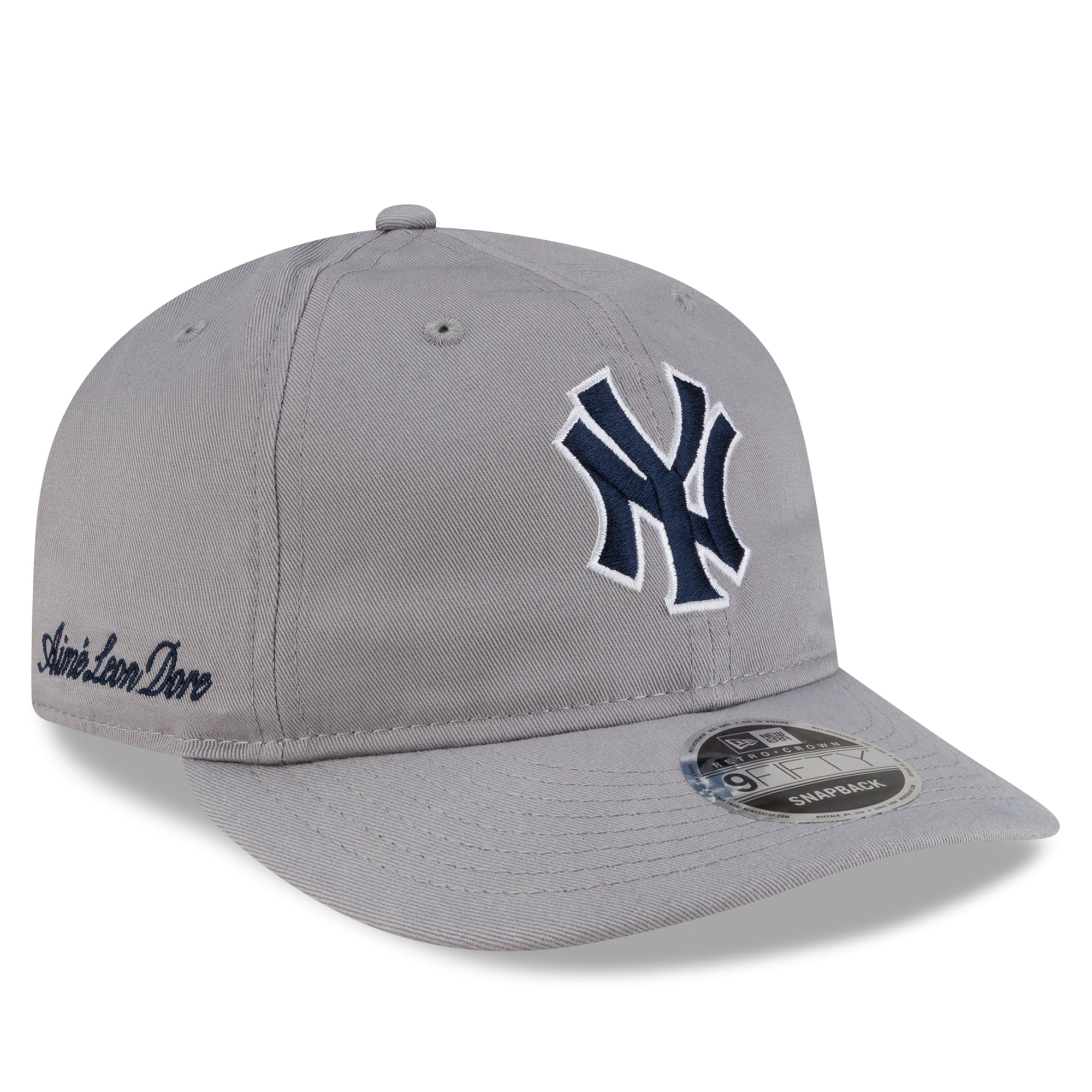 Men's New Era x Aimé Leon Dore  Gray New York Yankees Retro Crown 9FIFTY Adjustable Hat