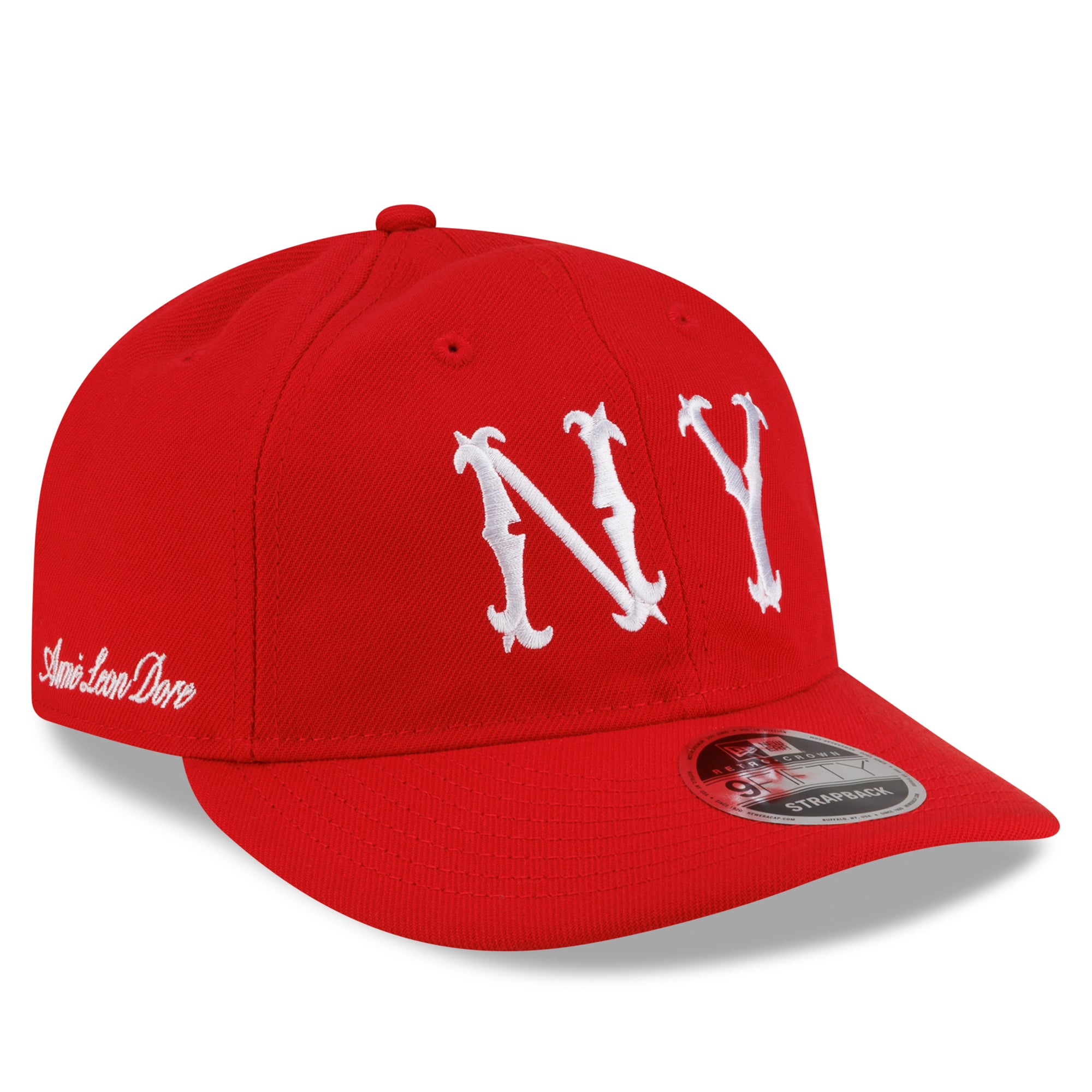 Men's New Era x Aimé Leon Dore  Red New York Highlanders Retro Crown 9FIFTY Adjustable Hat