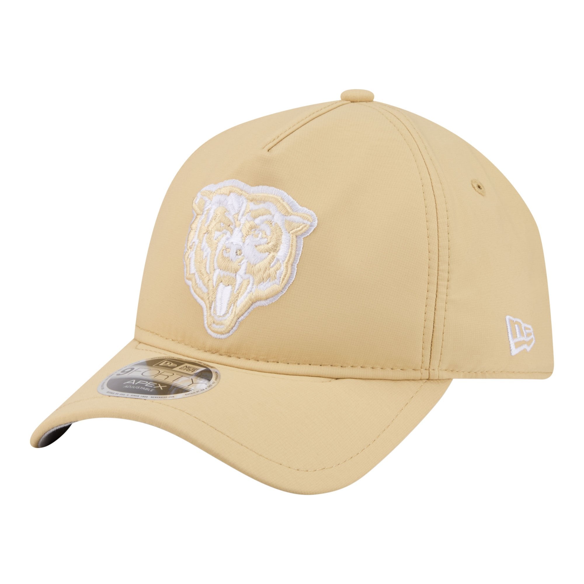 Men's New Era  Tan Chicago Bears Apex 9FORTY Adjustable Hat