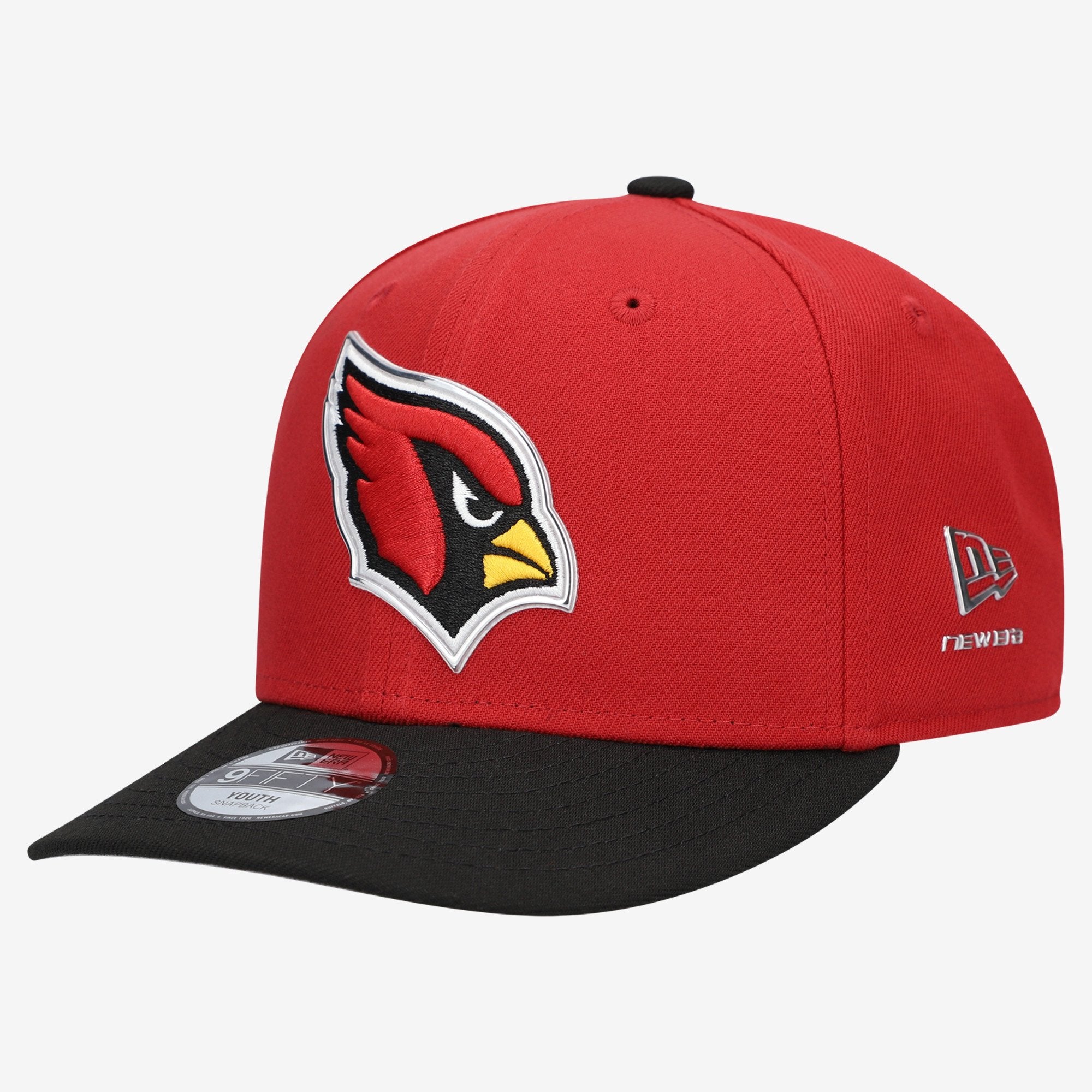 Youth New Era  Cardinal/Black Arizona Cardinals 2026 NFL Draft Pre-Curved 9FIFTY Snapback Hat