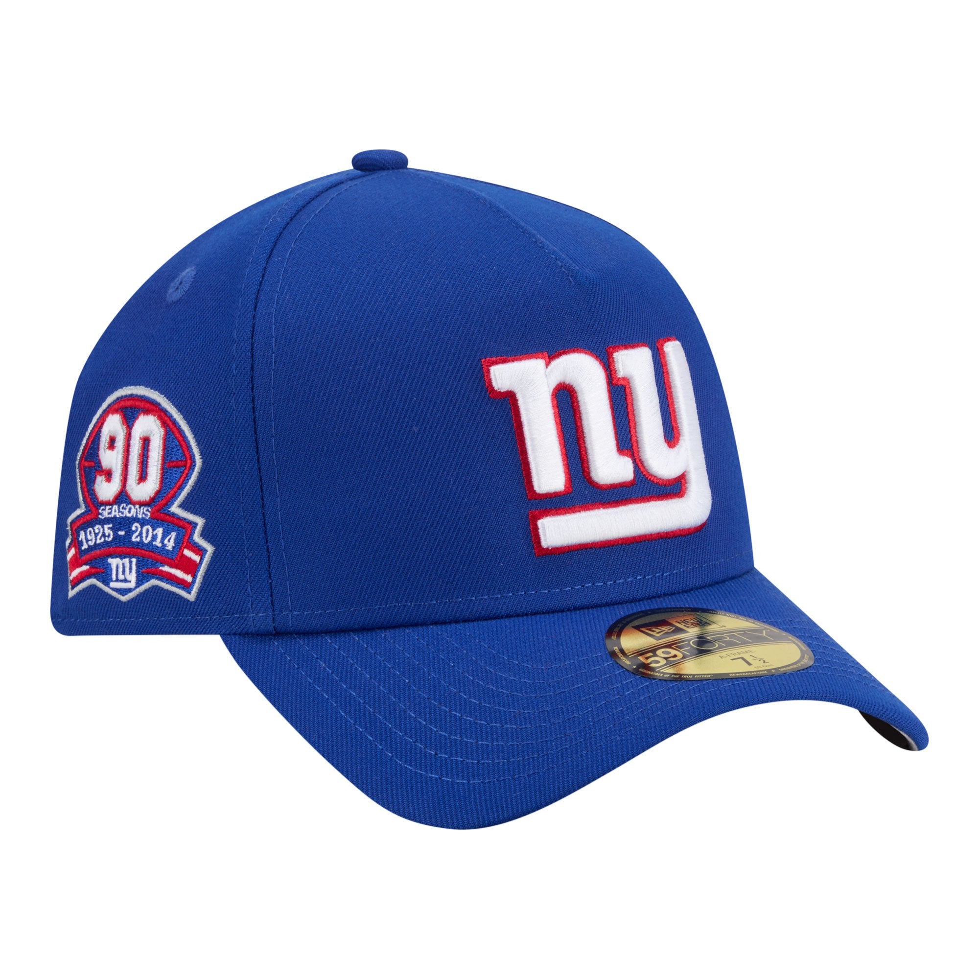 Men's New Era  Royal New York Giants A-Frame 59FORTY Fitted Hat