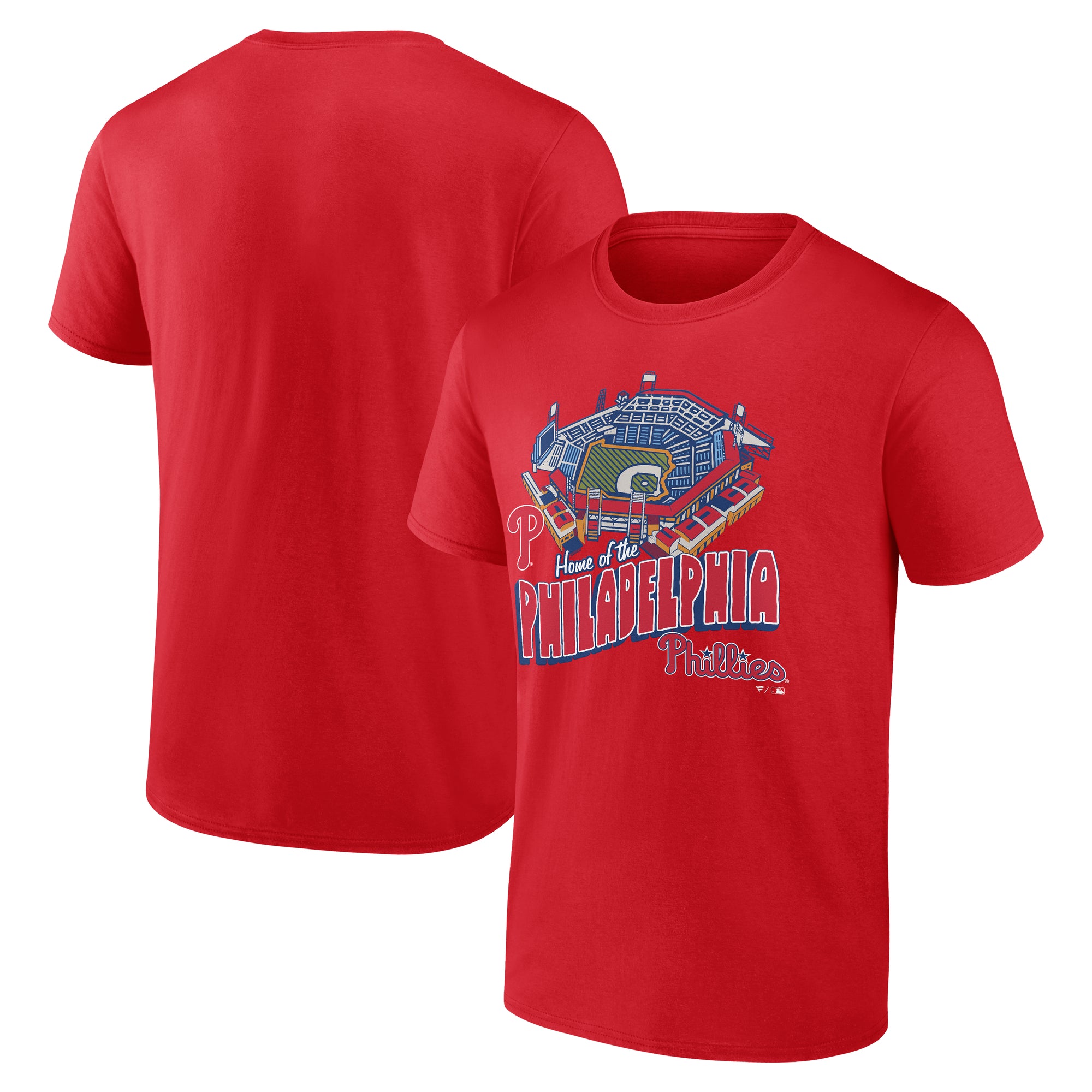 Men's Red Philadelphia Phillies Home Stadium T-Shirt