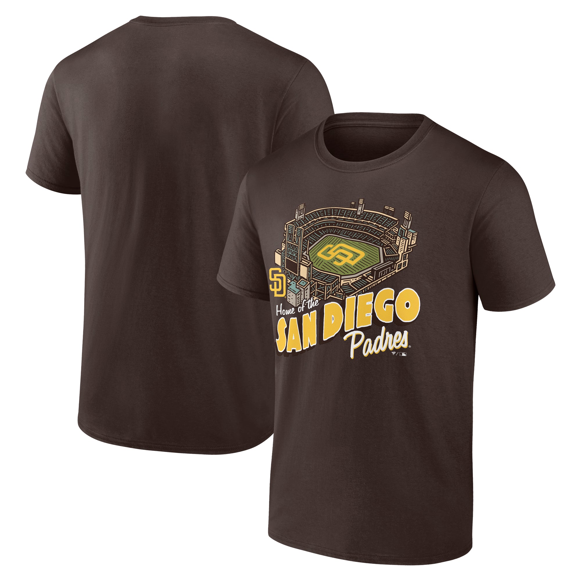 Men's Brown San Diego Padres Home Stadium T-Shirt