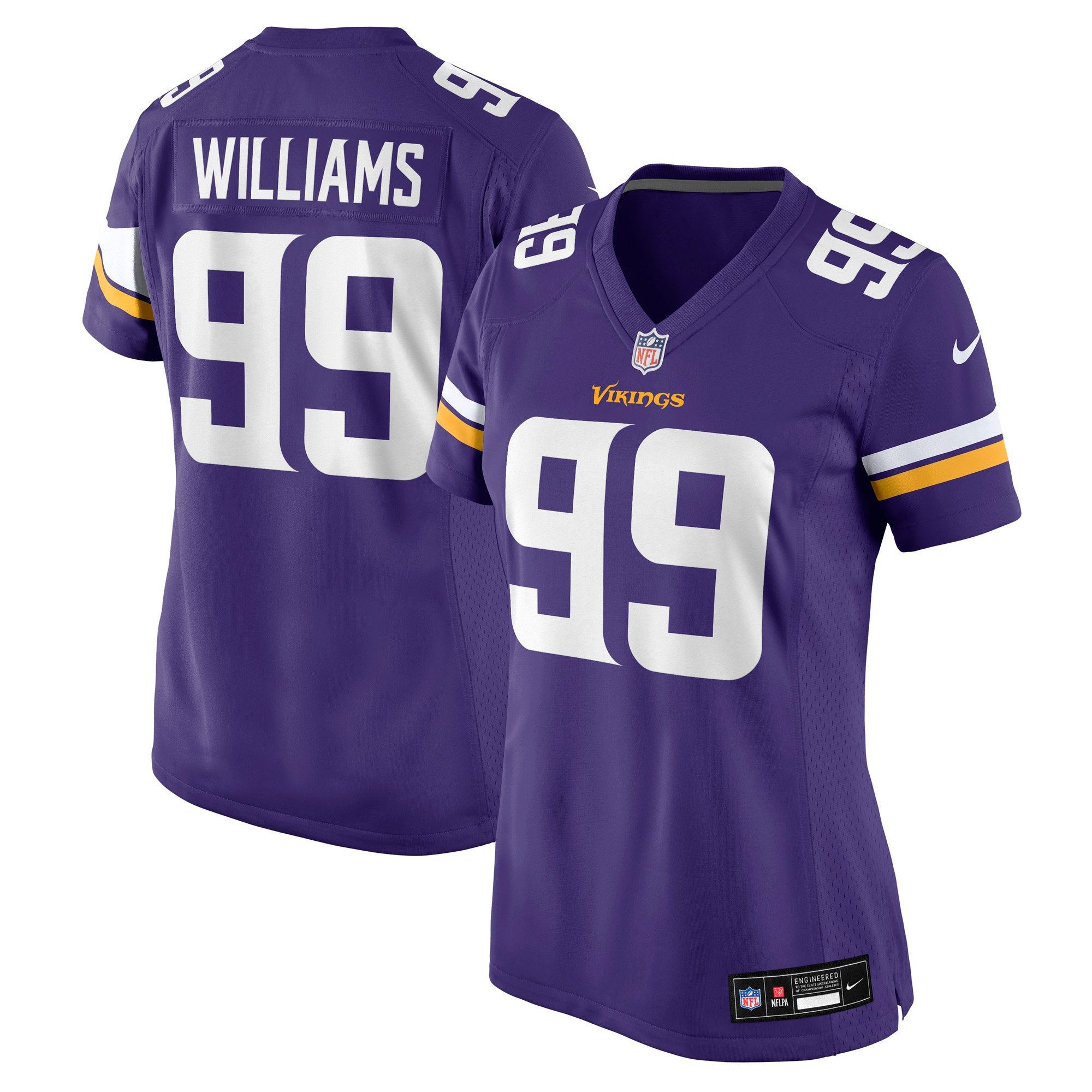 Women's Nike Elijah Williams  Purple Minnesota Vikings Team Game Jersey