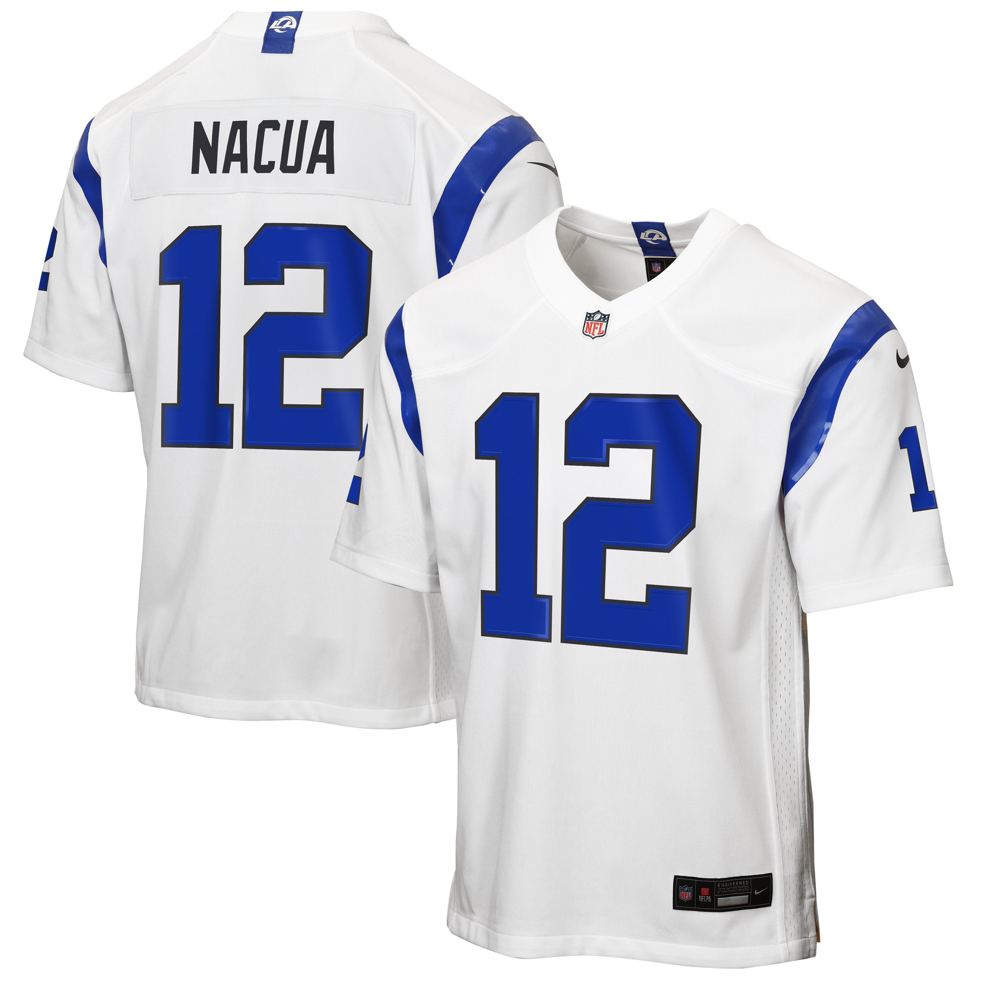 Youth Nike Puka Nacua Los Angeles Rams Fearsome White Game Jersey