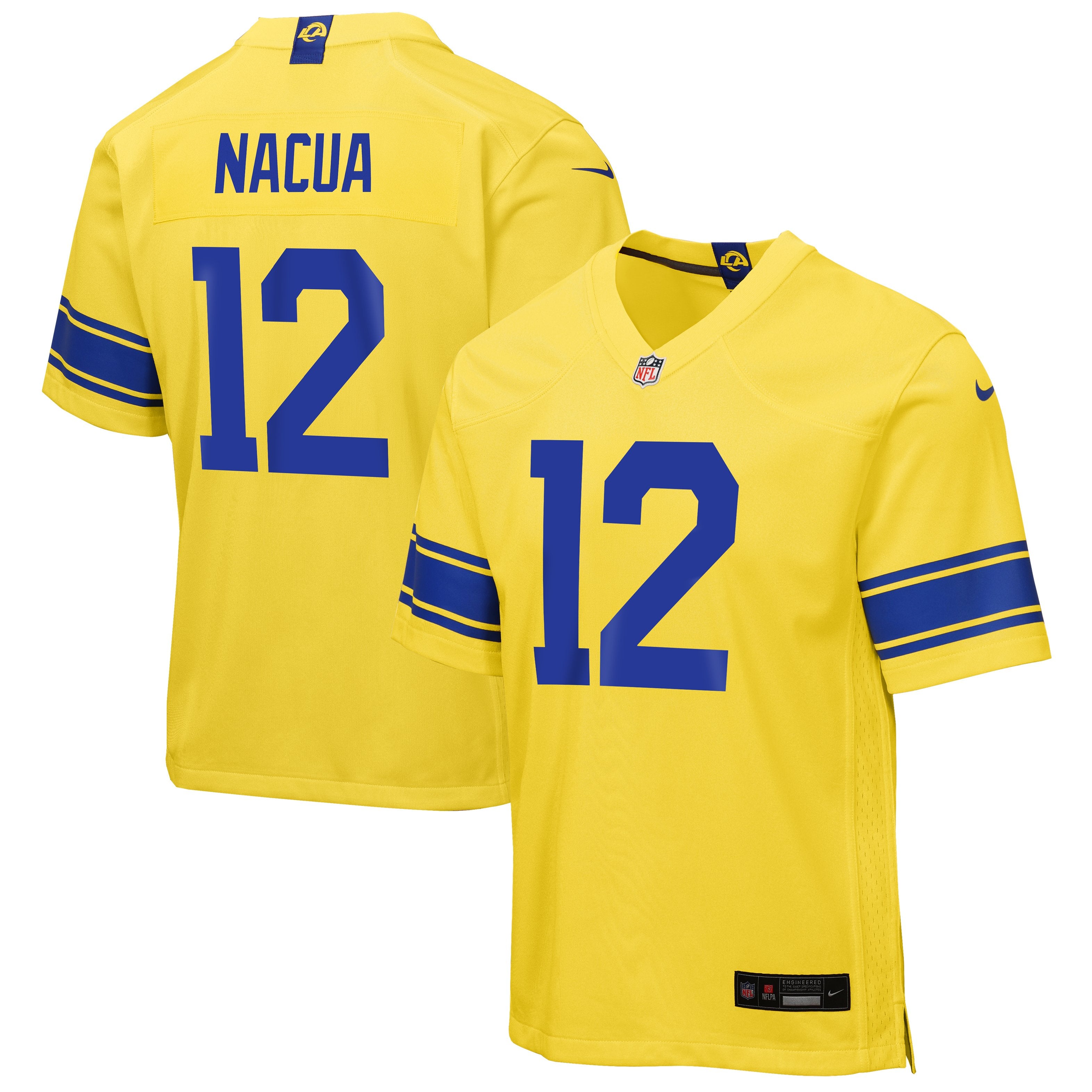 Youth Nike Puka Nacua Los Angeles Rams Classic Sol Game Jersey