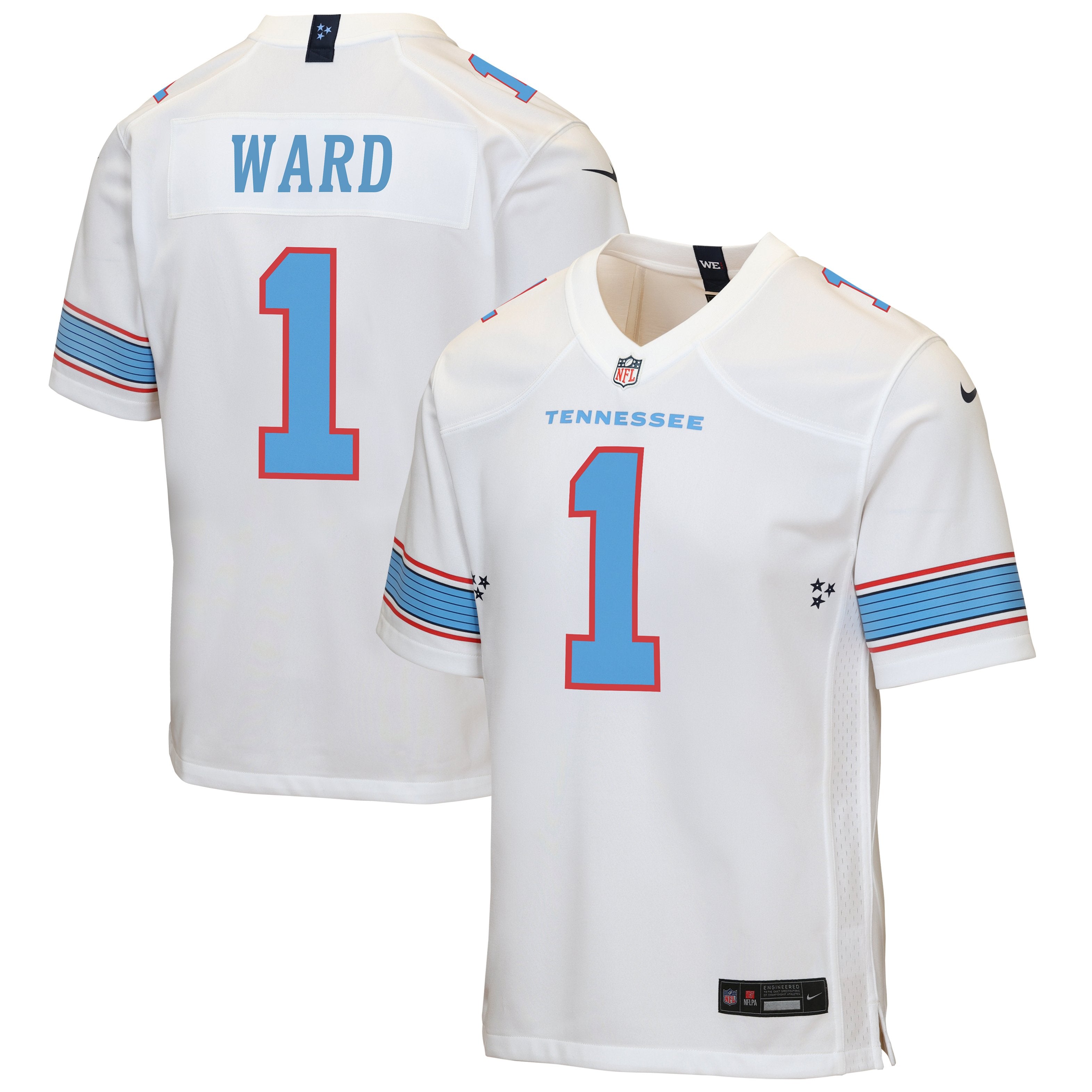 Youth Nike Cameron Ward White Tennessee Titans Game Jersey