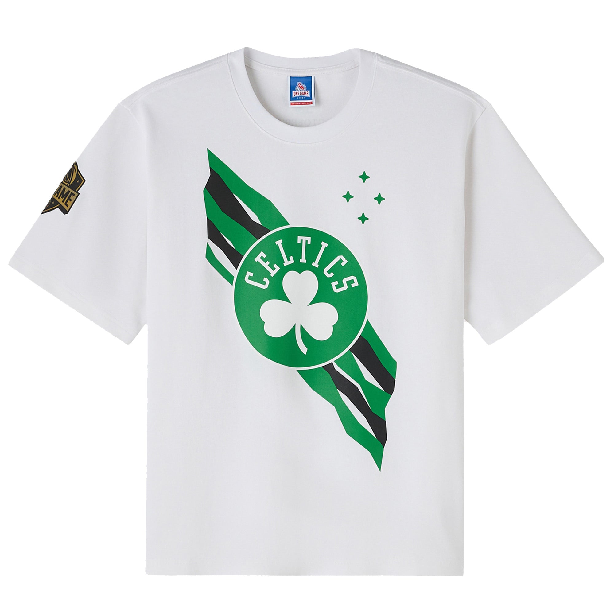 Men's OVO x NBA  White Boston Celtics Heavyweight T-Shirt