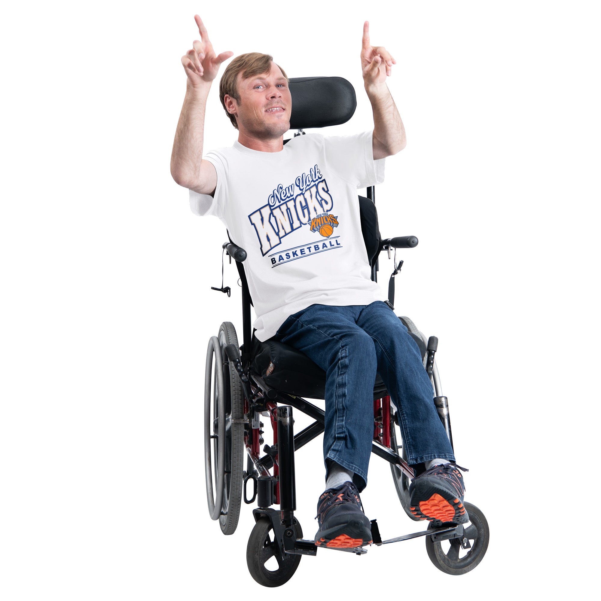 Men's G-III Sports by Carl Banks White New York Knicks Adaptive Headliner T-Shirt