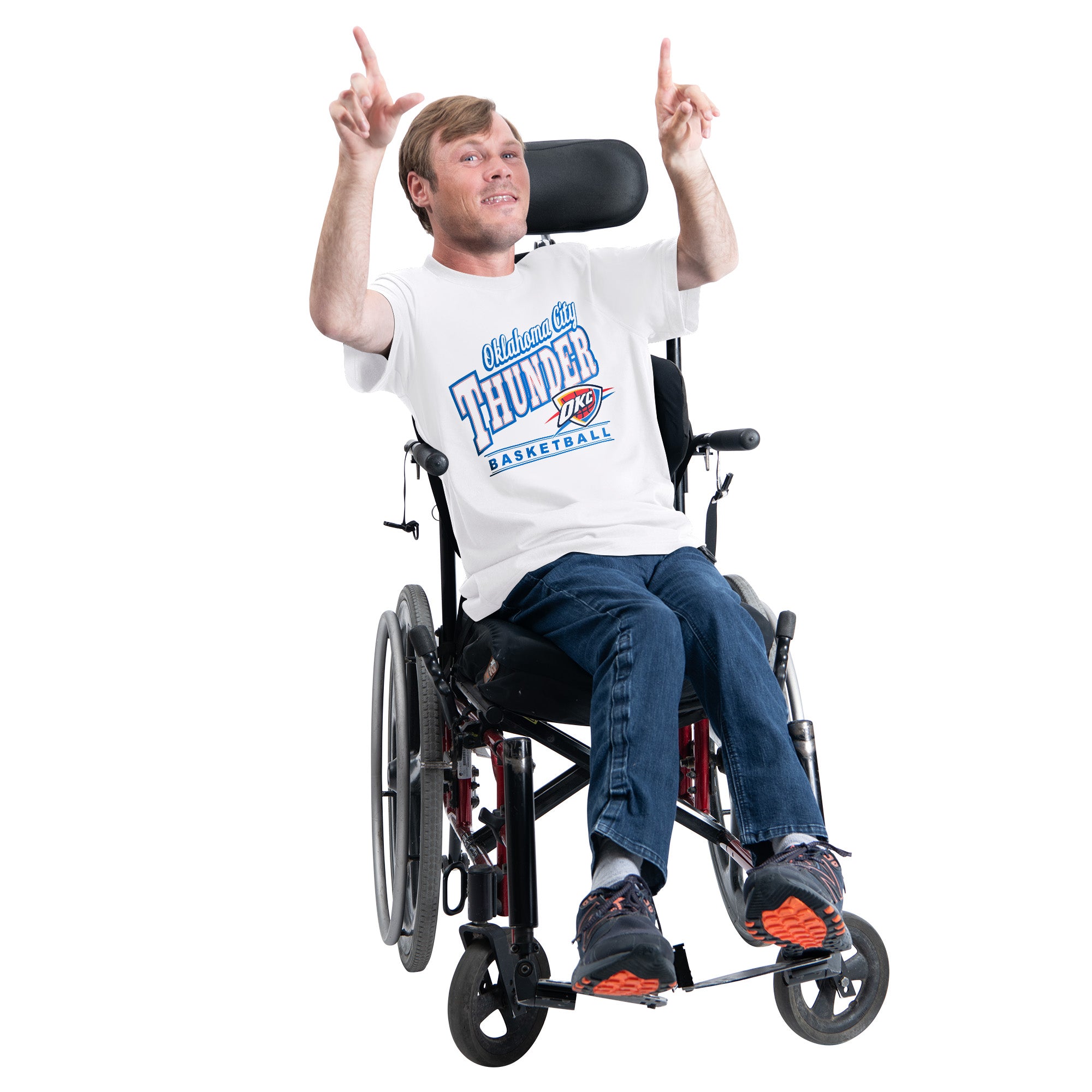 Men's G-III Sports by Carl Banks White Oklahoma City Thunder Adaptive Headliner T-Shirt