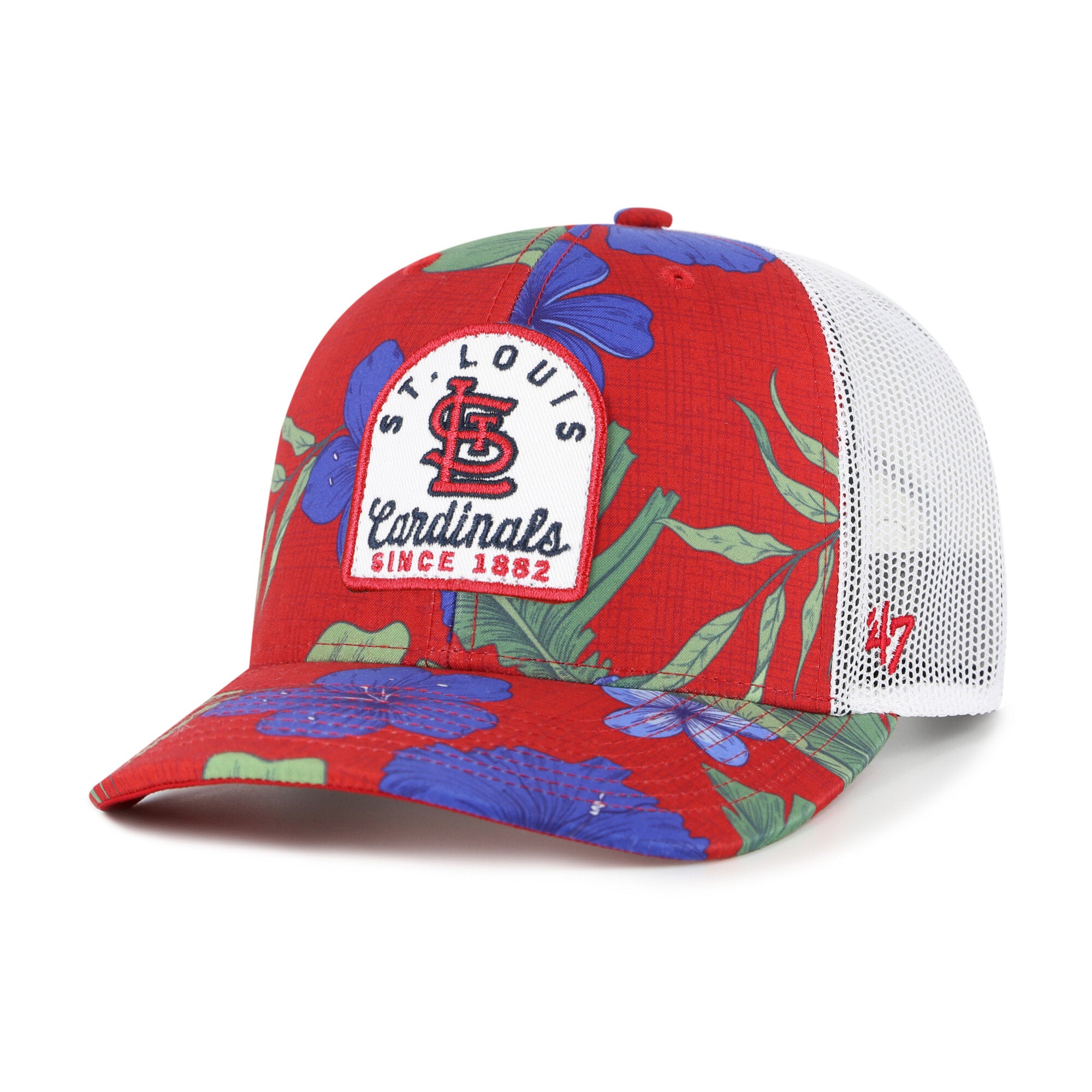 Men's '47  Red St. Louis Cardinals Tei Beachside Adjustable Trucker Hat