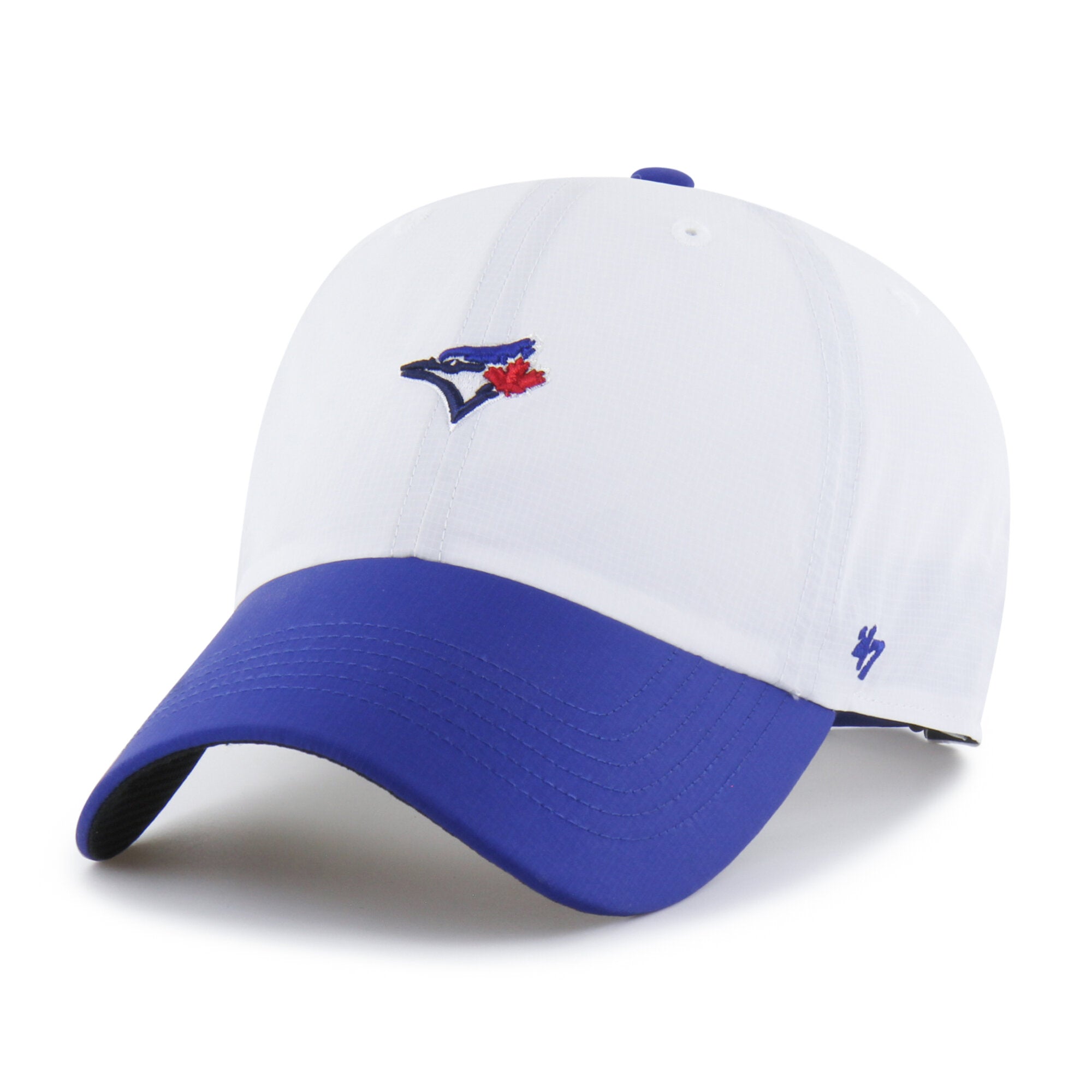 Men's '47 White/Royal Toronto Blue Jays Vista Mini Clean Up brrr° Adjustable Hat
