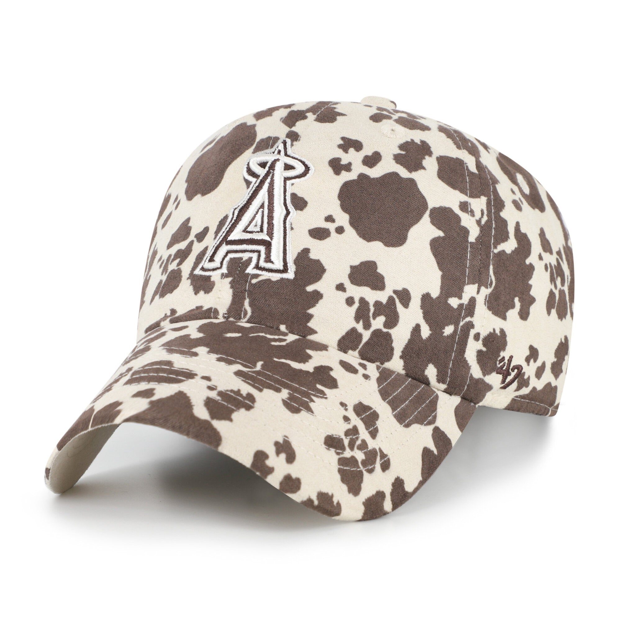 Women's '47  Natural Los Angeles Angels Bessie Clean Up Adjustable Hat
