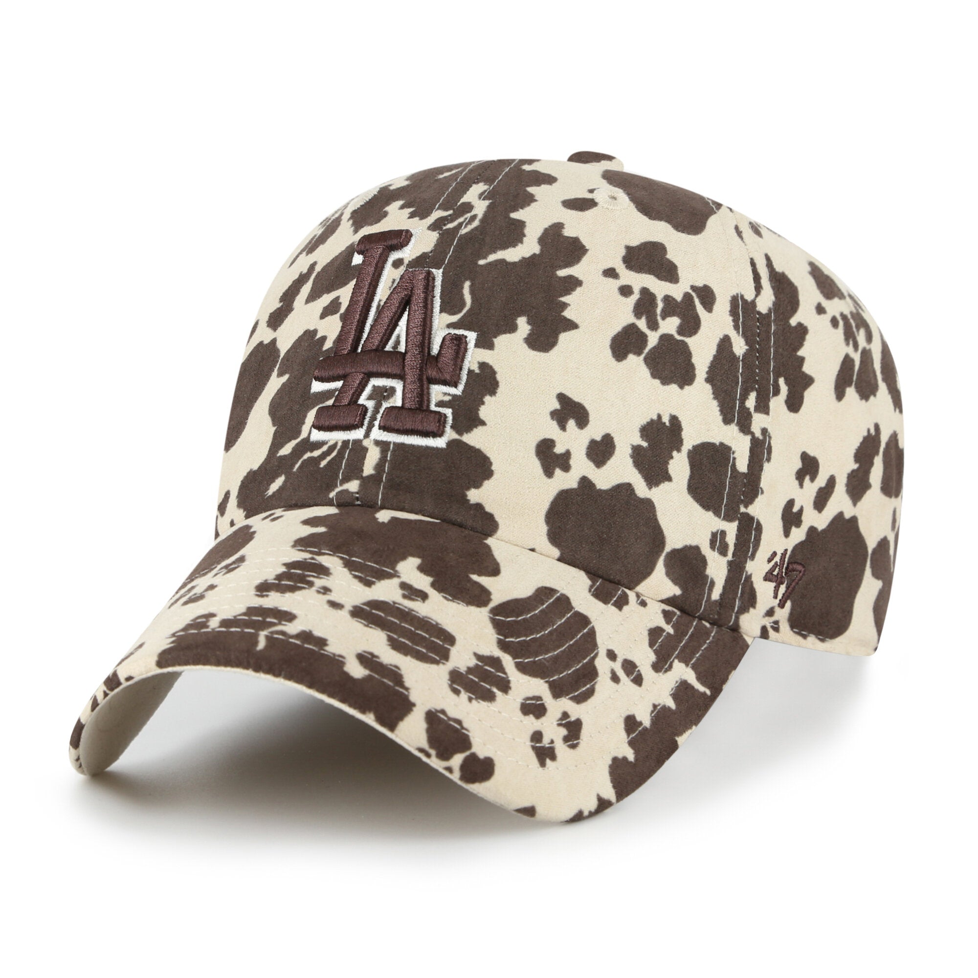 Women's '47  Natural Los Angeles Dodgers Bessie Clean Up Adjustable Hat