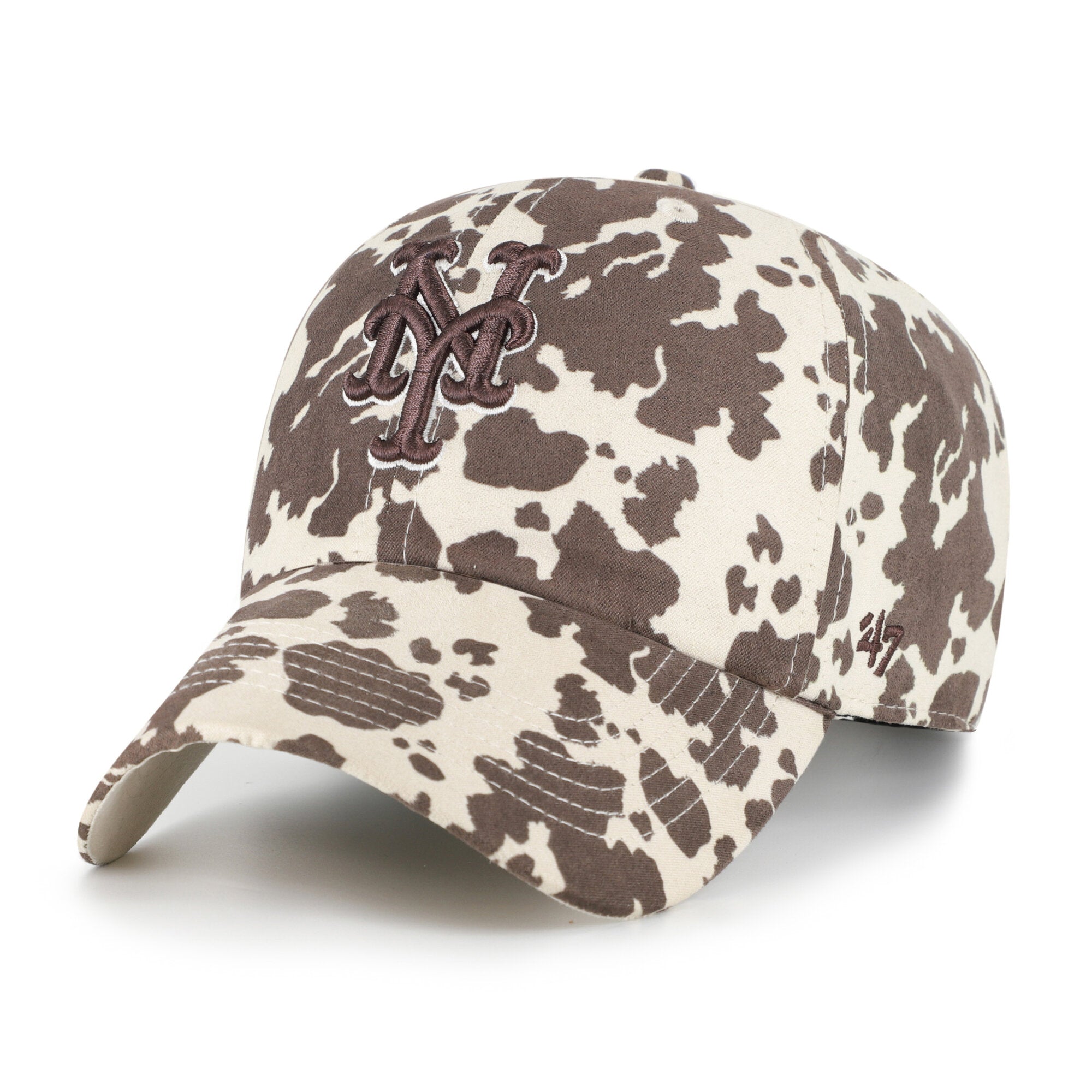 Women's '47  Natural New York Mets Bessie Clean Up Adjustable Hat