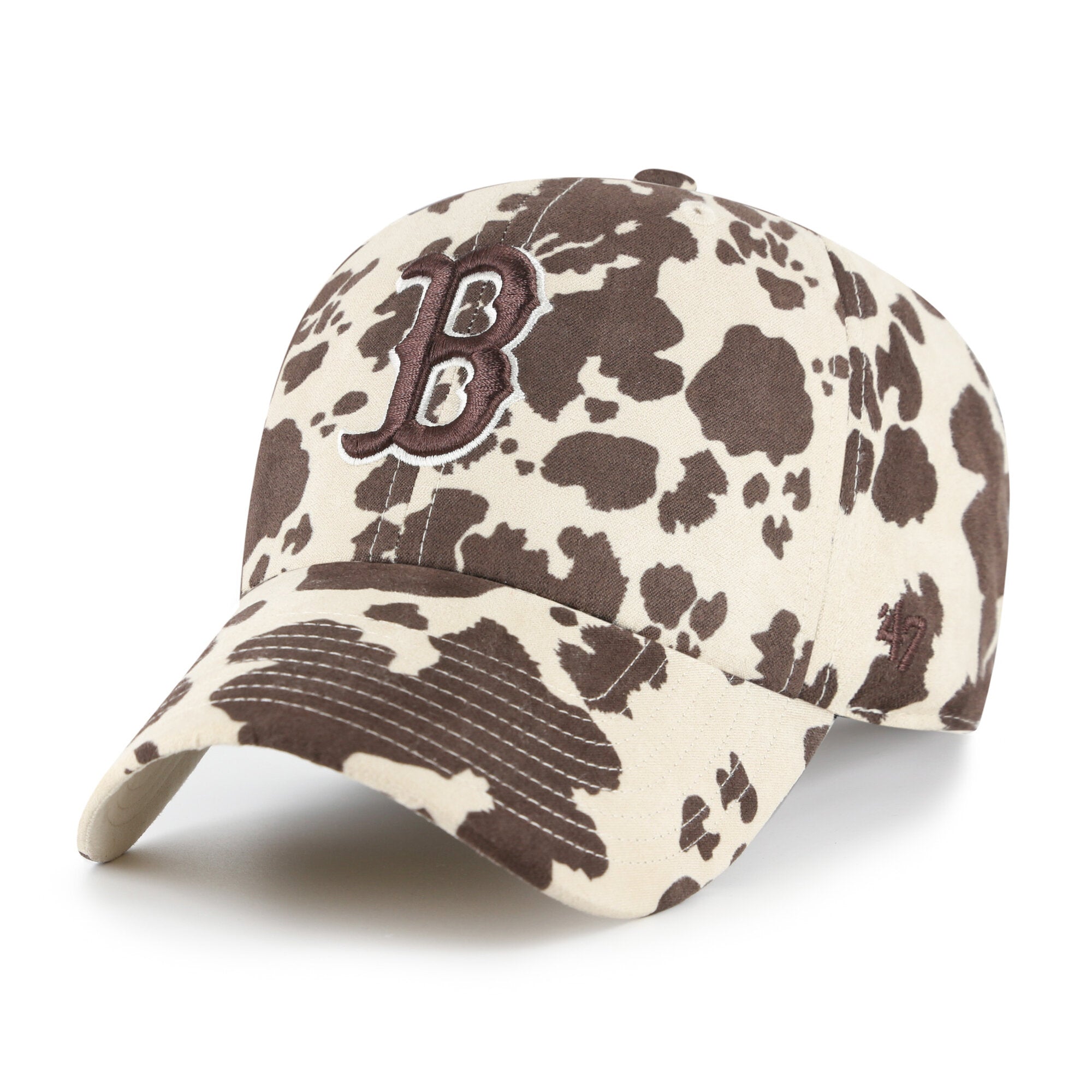 Women's '47  Natural Boston Red Sox Bessie Clean Up Adjustable Hat