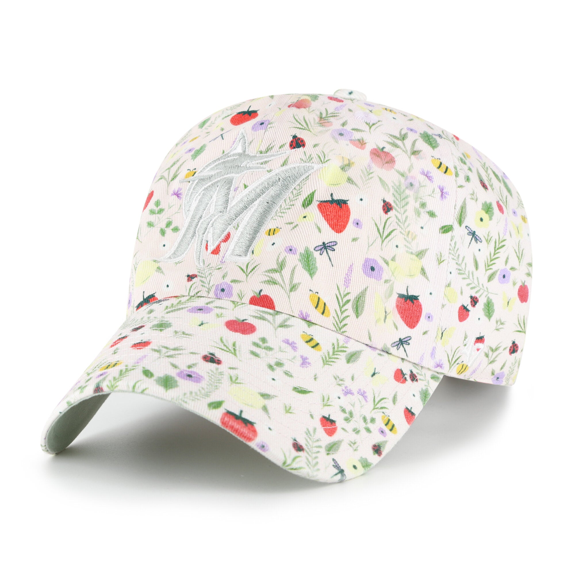 Girls Youth '47 Light Pink Miami Marlins Posey Clean Up Adjustable Hat
