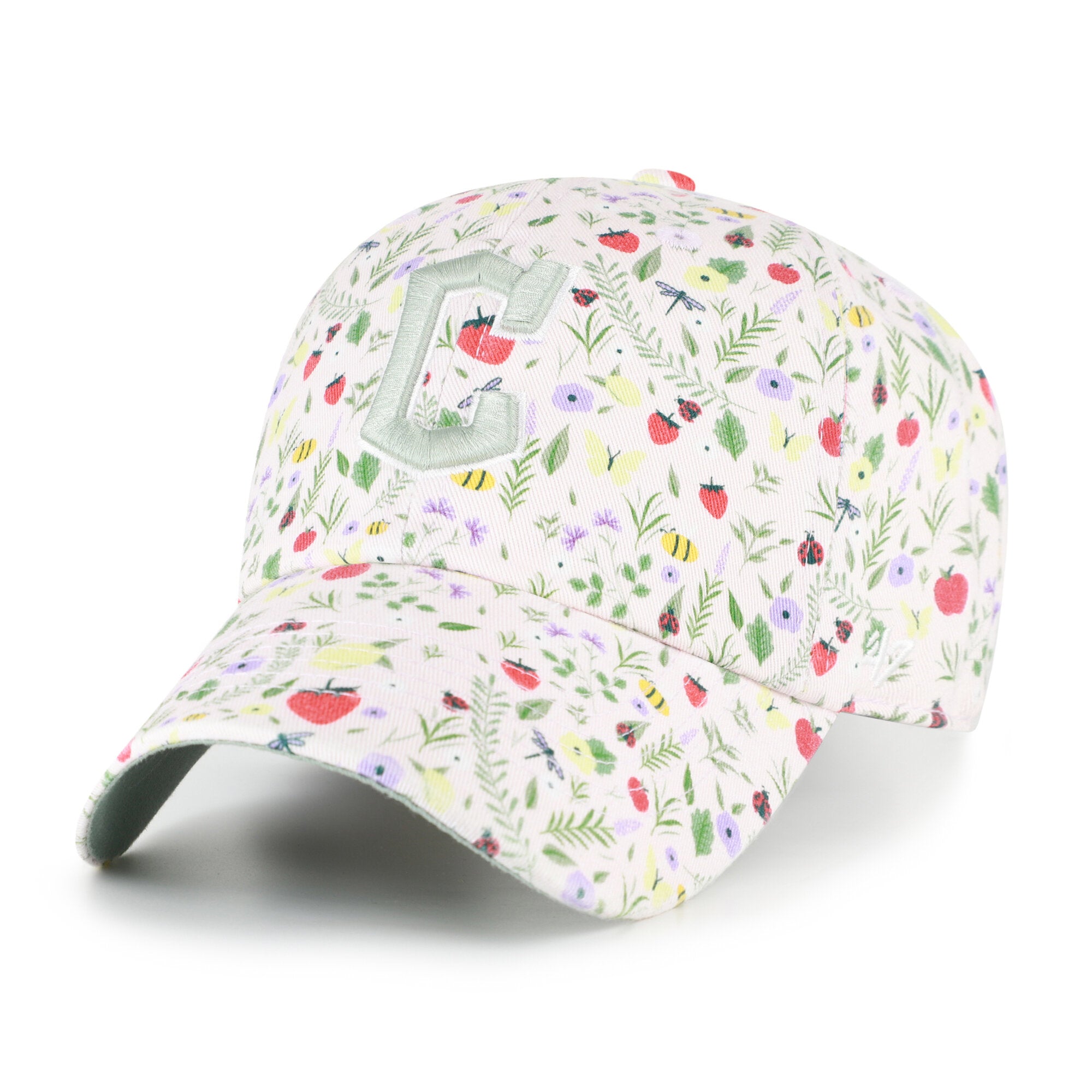 Girls Youth '47 Light Pink Cleveland Guardians Posey Clean Up Adjustable Hat