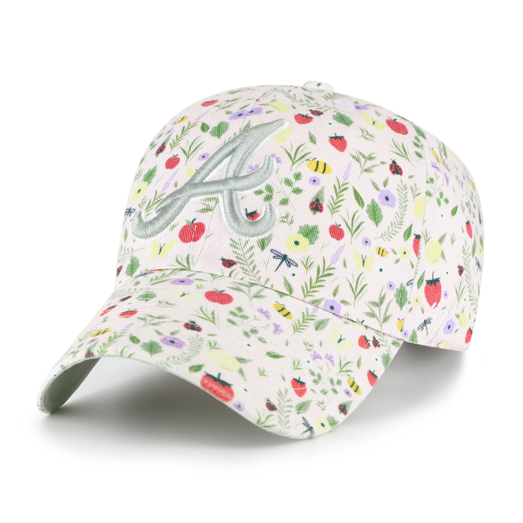 Girls Youth '47 Light Pink Atlanta Braves Posey Clean Up Adjustable Hat
