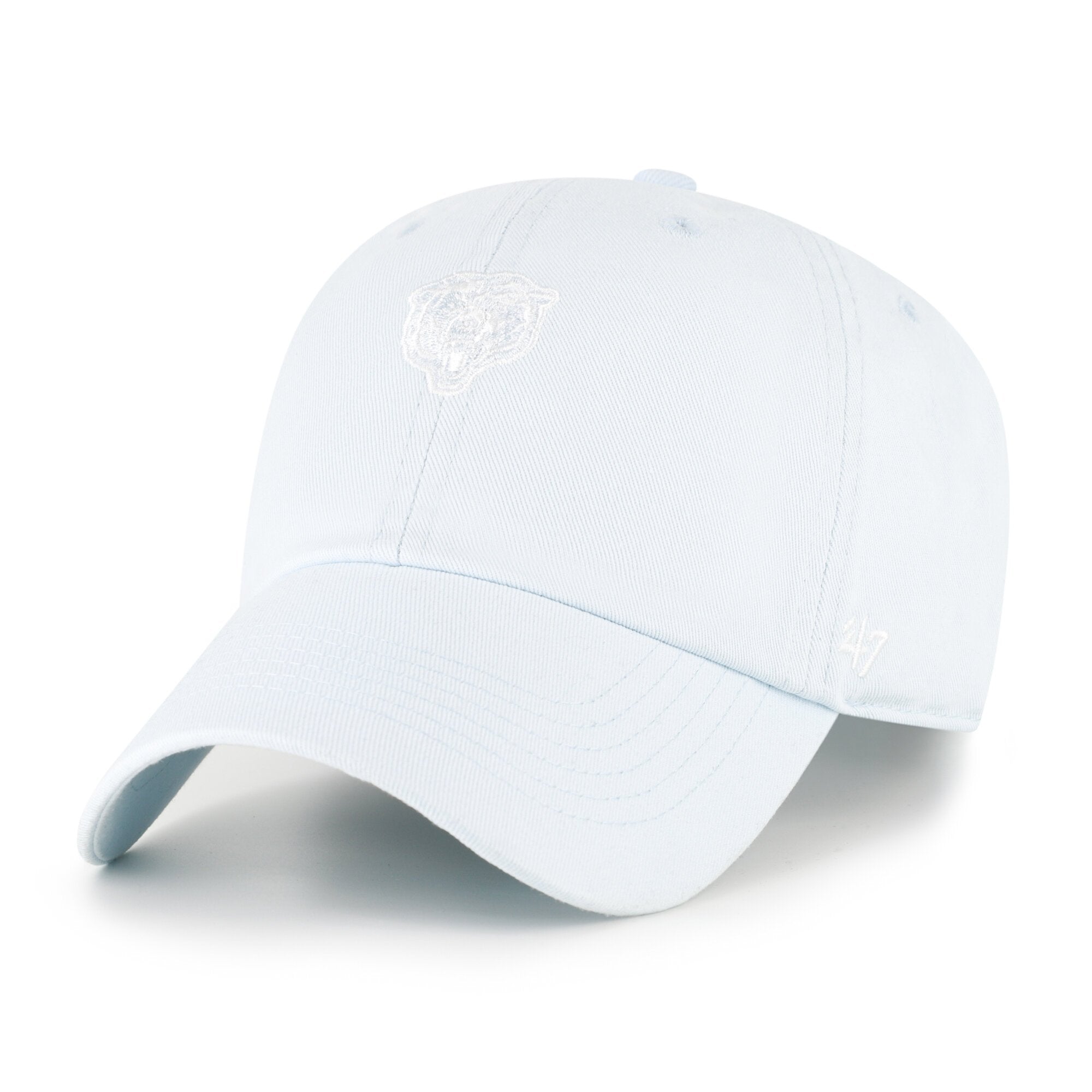 Women's '47  Light Blue Chicago Bears Base Runner Ballpark Clean Up Adjustable Hat