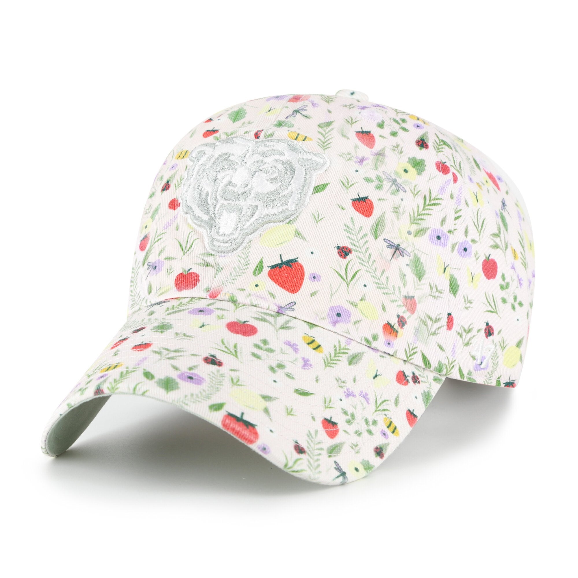 Girls Youth '47  Light Pink Chicago Bears Posey Clean Up Adjustable Hat