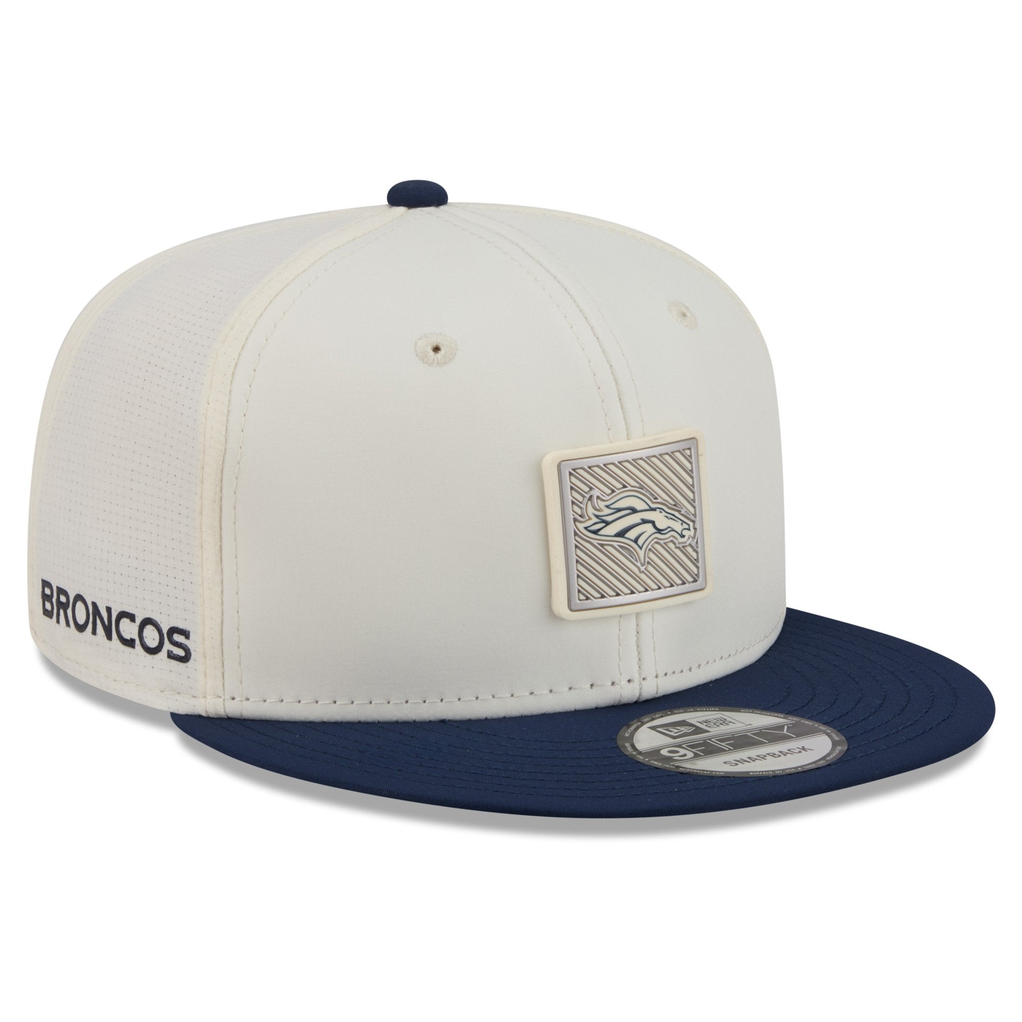 Men's New Era  Cream/Navy Denver Broncos 2026 NFL Training Camp 9FIFTY Snapback Hat