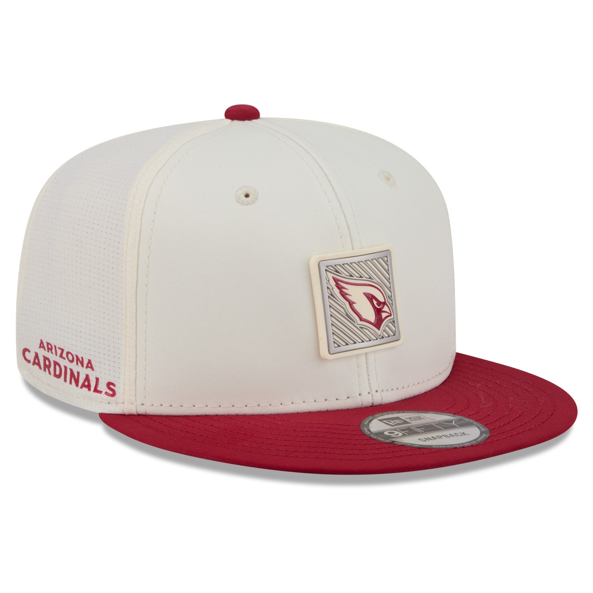 Men's New Era  Cream/Cardinal Arizona Cardinals 2026 NFL Training Camp 9FIFTY Snapback Hat