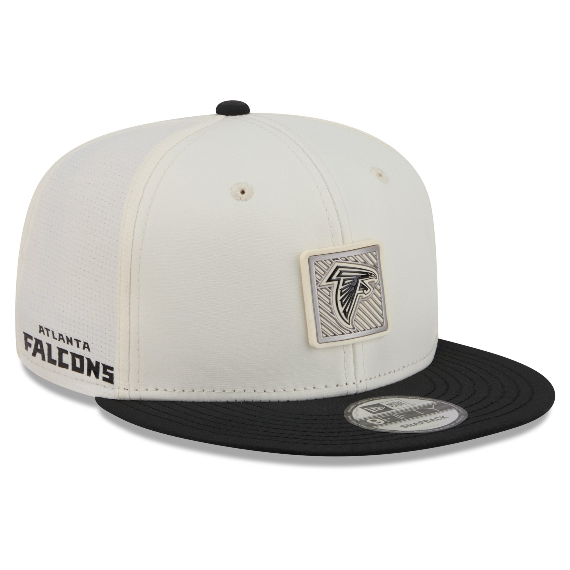 Men's New Era  Cream/Black Atlanta Falcons 2026 NFL Training Camp 9FIFTY Snapback Hat