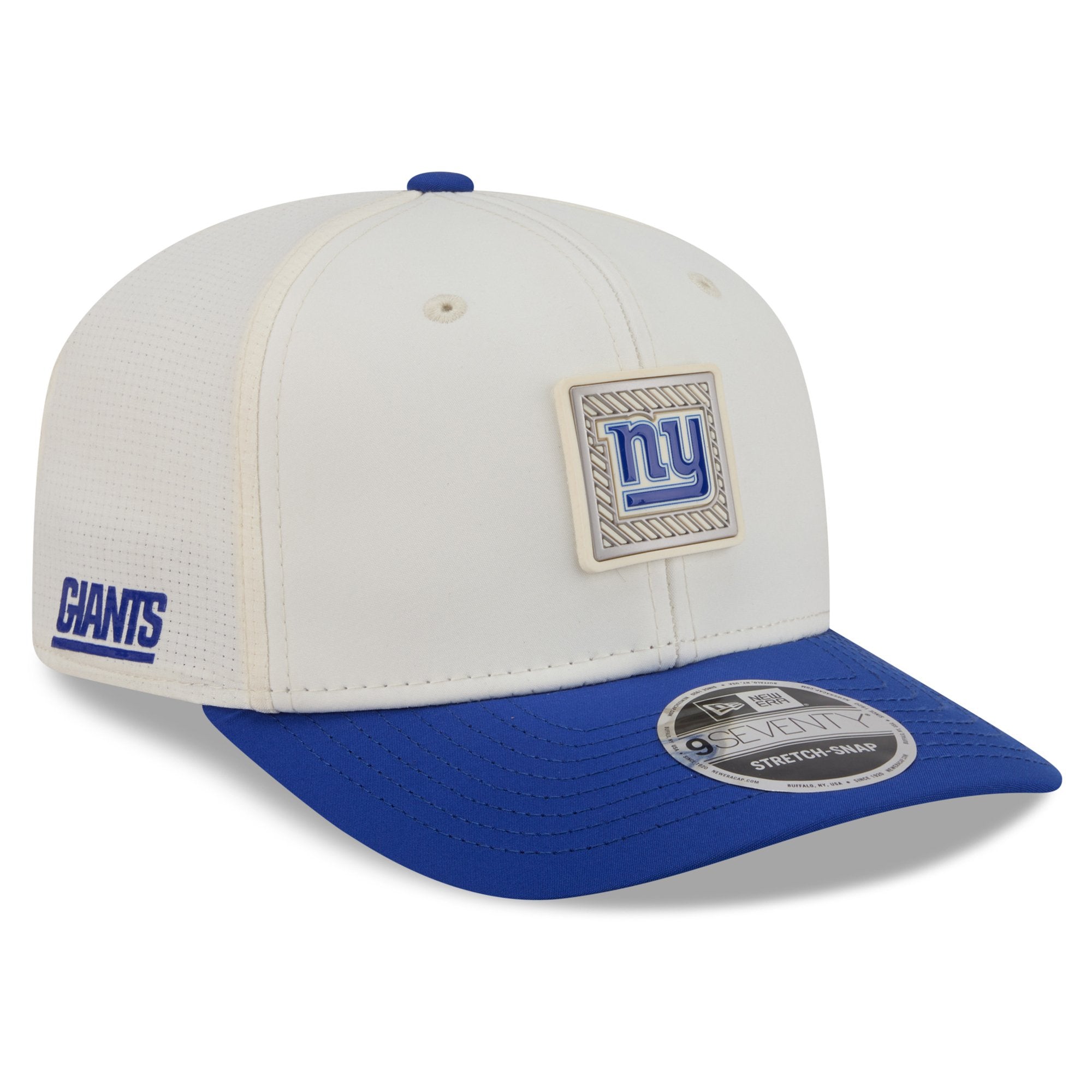 Men's New Era  Cream/Royal New York Giants 2026 NFL Training Camp 9SEVENTY Adjustable Hat
