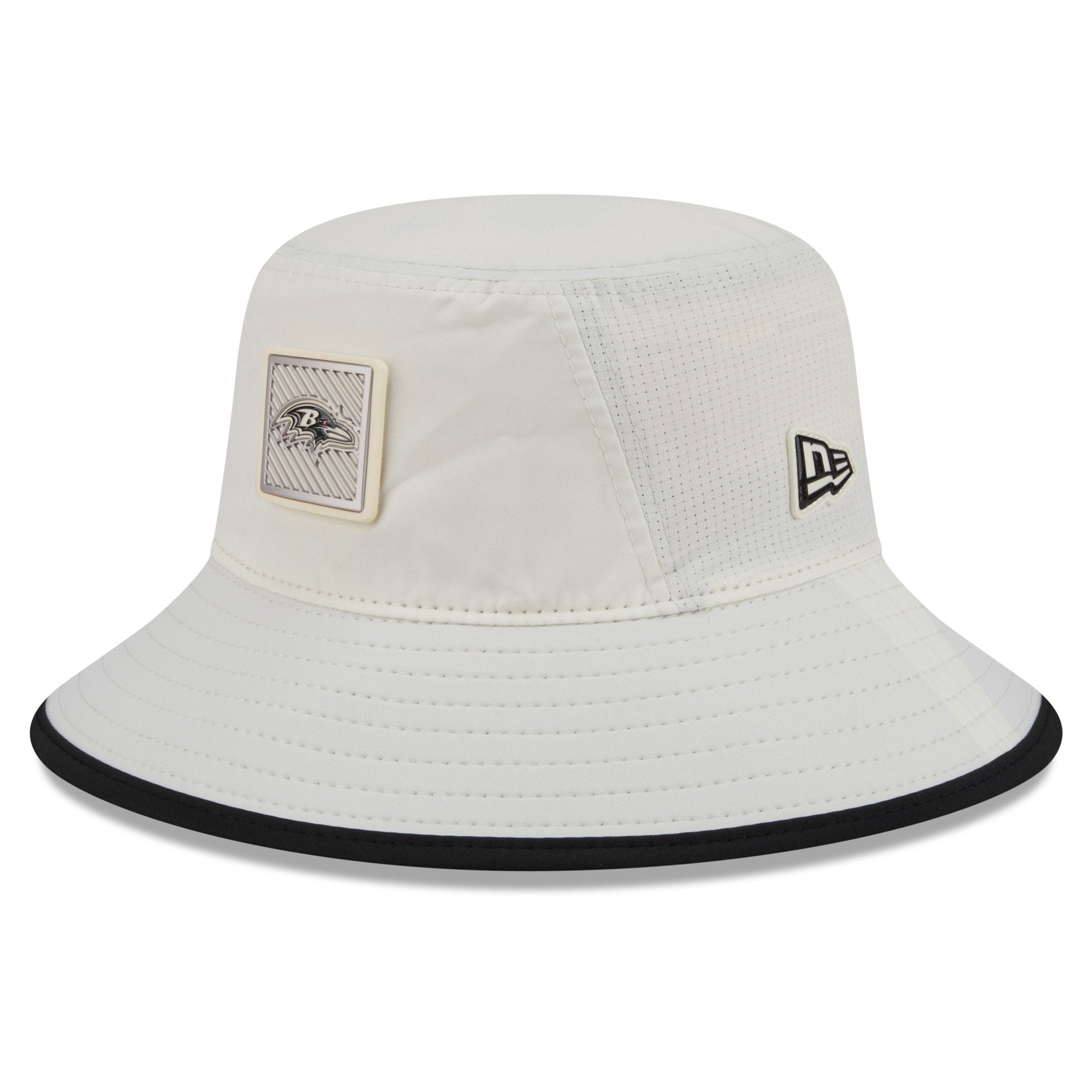 Men's New Era  Cream Baltimore Ravens 2026 NFL Training Camp Sport Bucket Hat