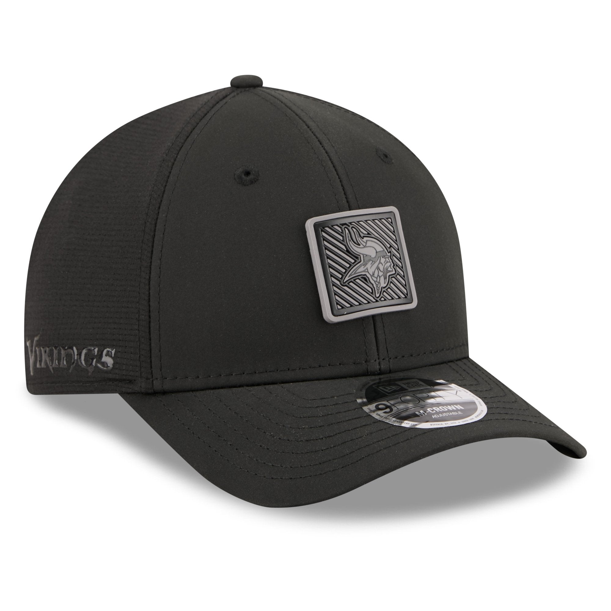 Men's New Era  Black Minnesota Vikings 2026 NFL Training Camp 9FORTY Adjustable Hat