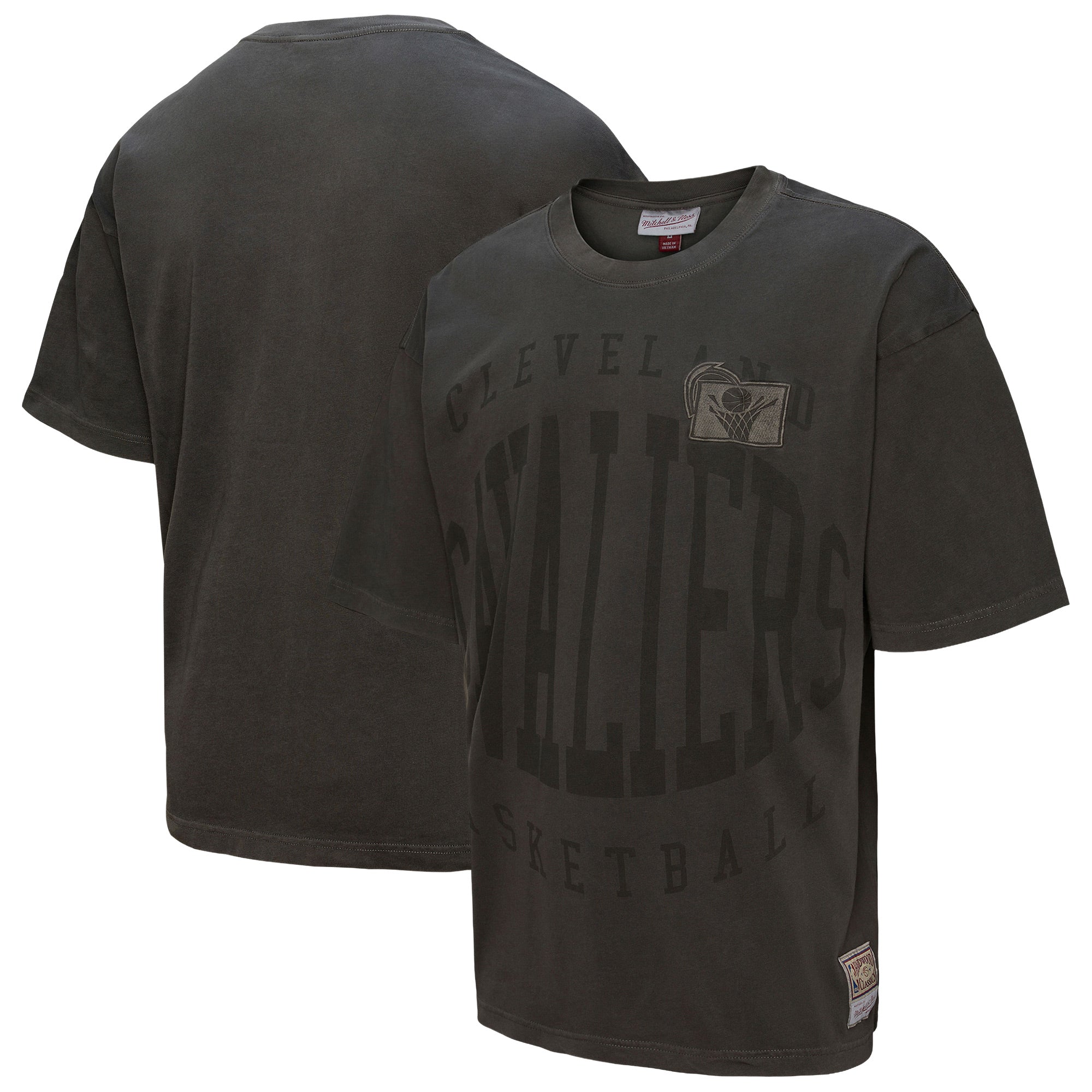 Men's Mitchell & Ness  Black Cleveland Cavaliers Downtown Collection Premium T-Shirt