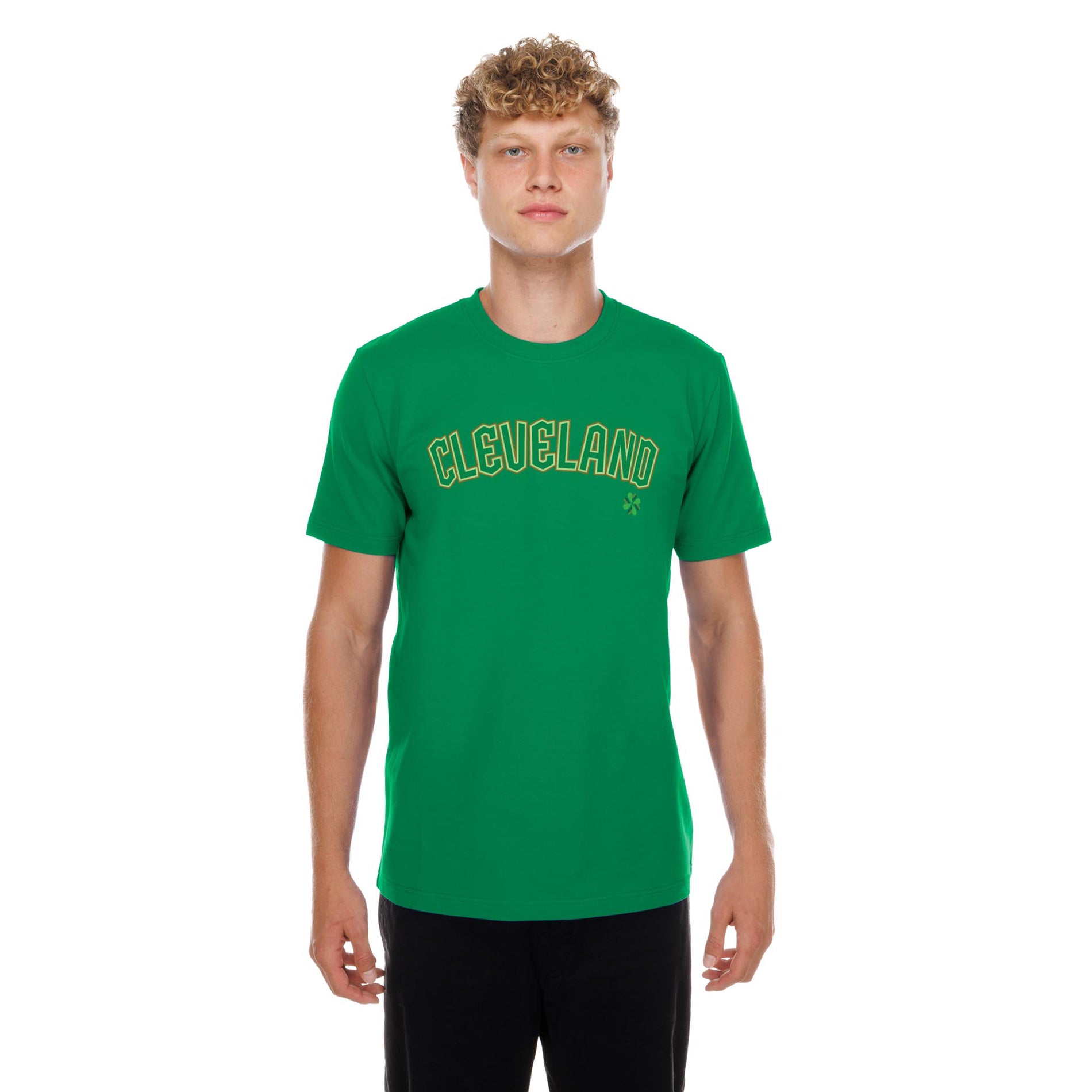 Men's New Era Green Cleveland Guardians 2026 St. Patrick's Day T-Shirt