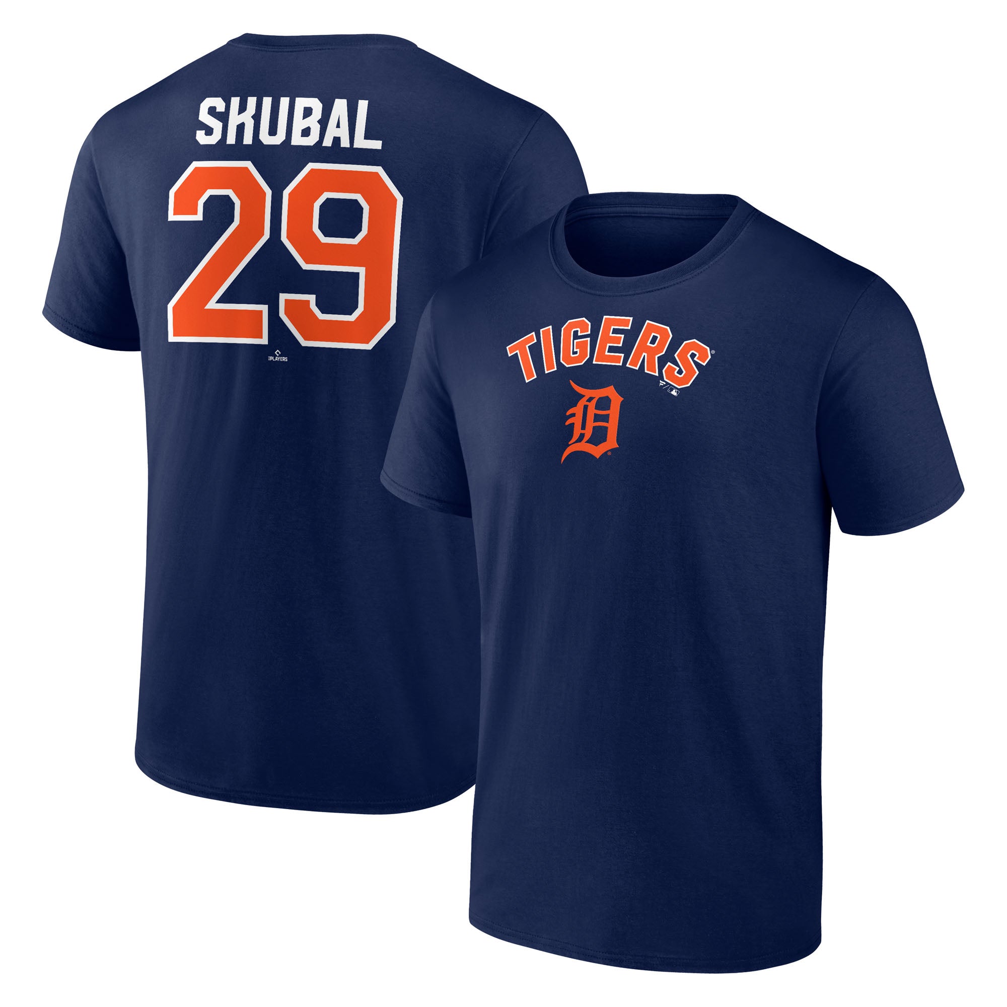 Men's Tarik Skubal Navy Detroit Tigers Winning Streak Name & Number T-Shirt