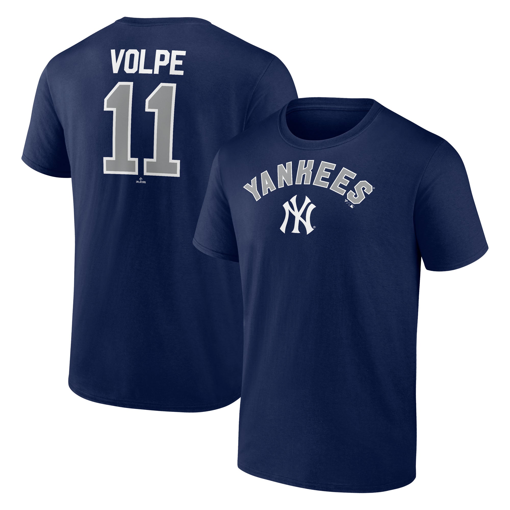 Men's Anthony Volpe Navy New York Yankees Winning Streak Name & Number T-Shirt