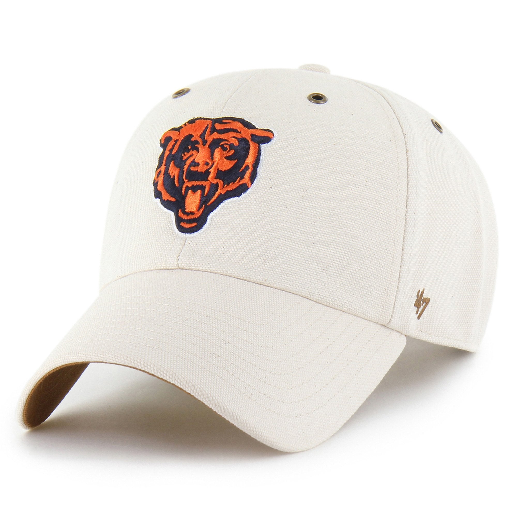Men's Carhartt x '47 Natural Chicago Bears Undyed Clean Up Adjustable Hat